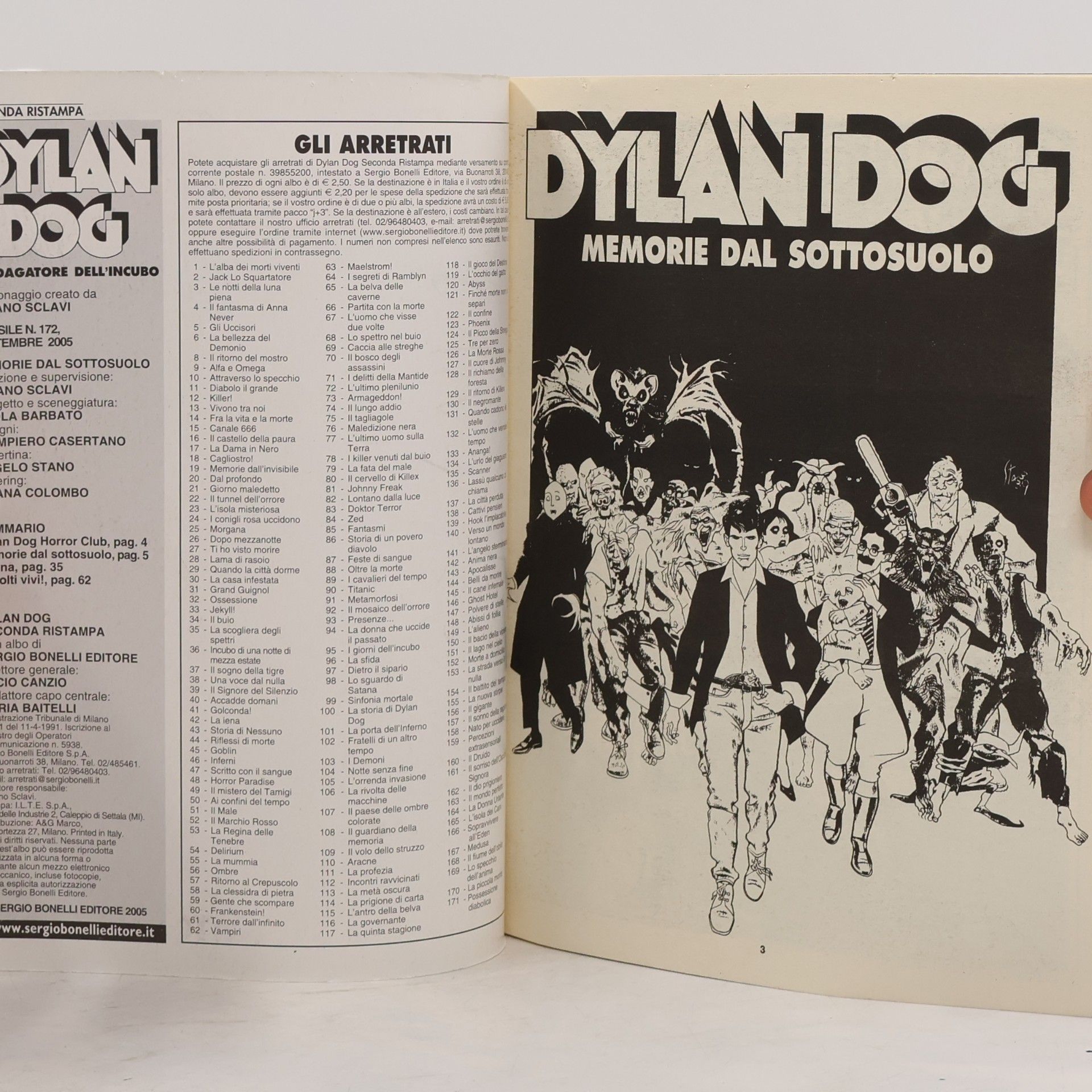 Tiziano Sclavi Dylan Dog 172
