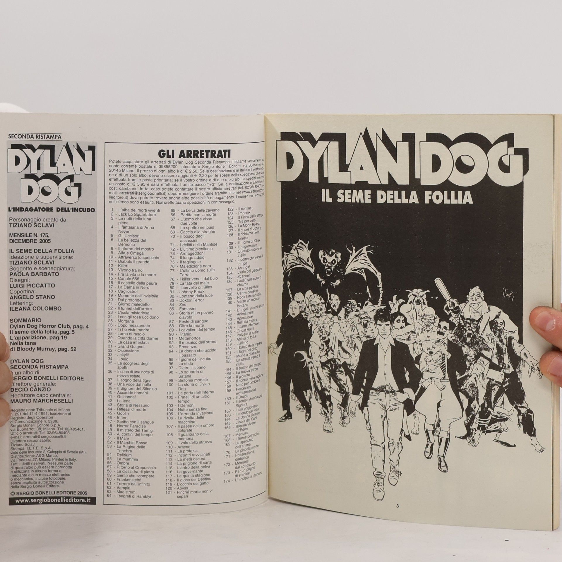 Kolektiv autorů Dylan Dog 175. Il seme della follia