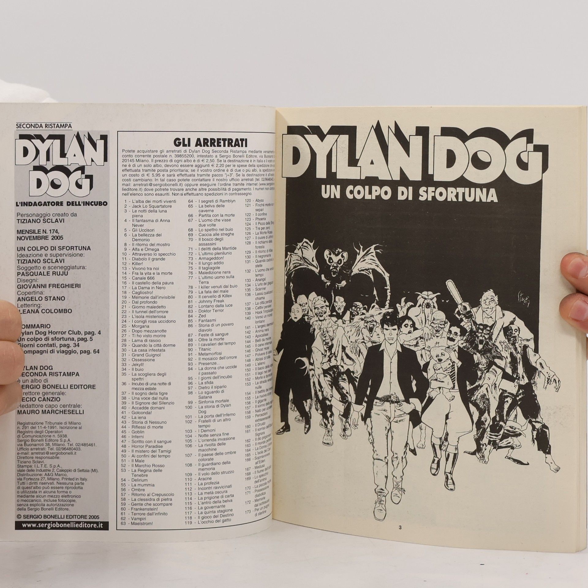 Tiziano Sclavi Dylan Dog 174