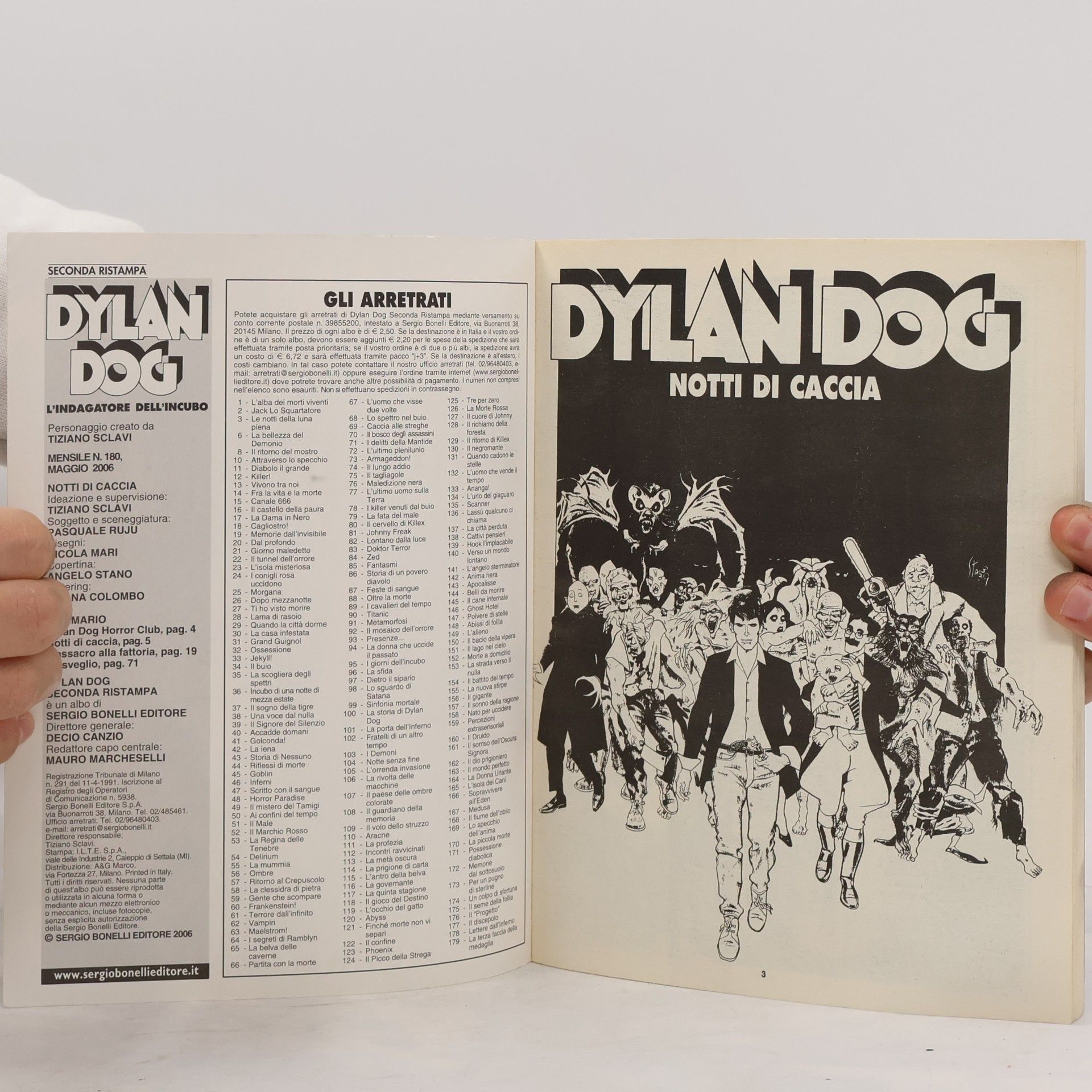 Autorenkollektiv Dylan Dog 180. Notti di caccia