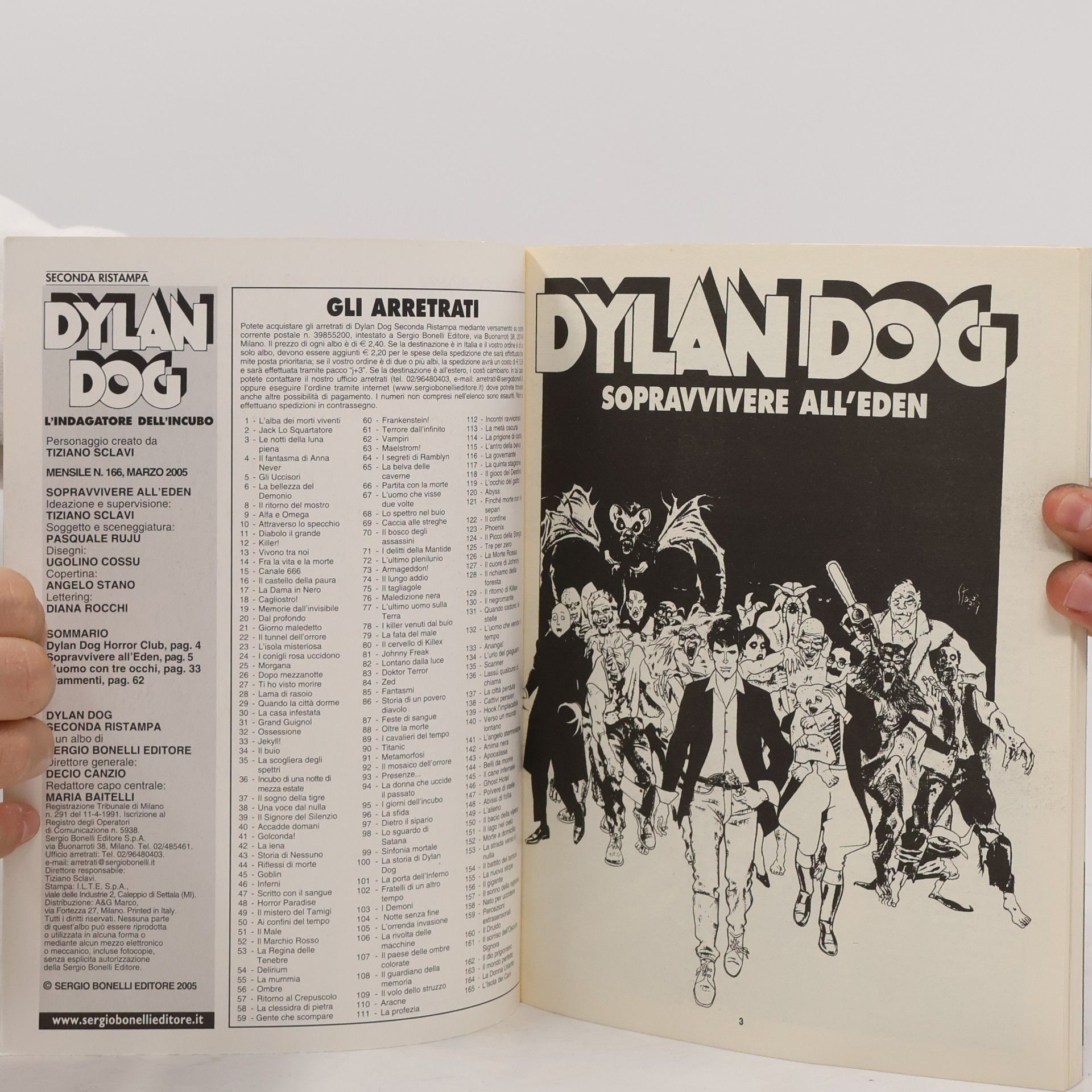Autorenkollektiv Dylan Dog 166. Sopravvivere all'Eden