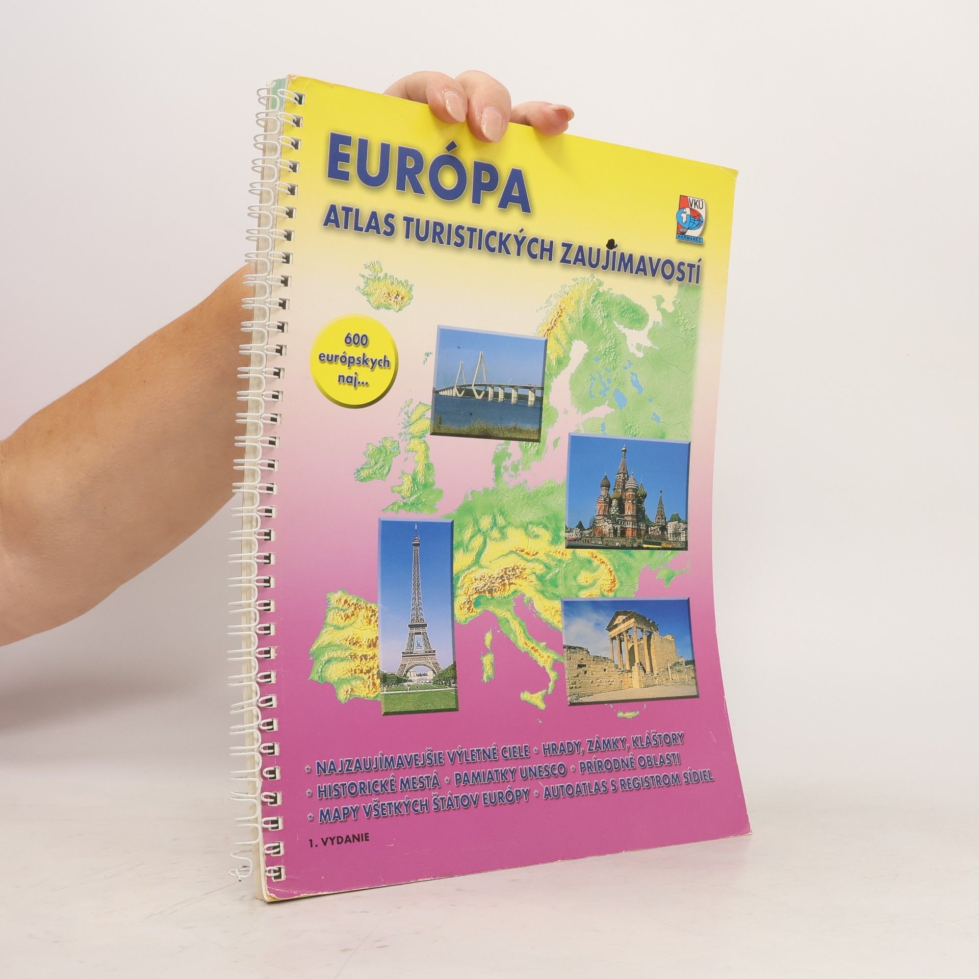 Various authors Európa atlas turistických zaujímavostí