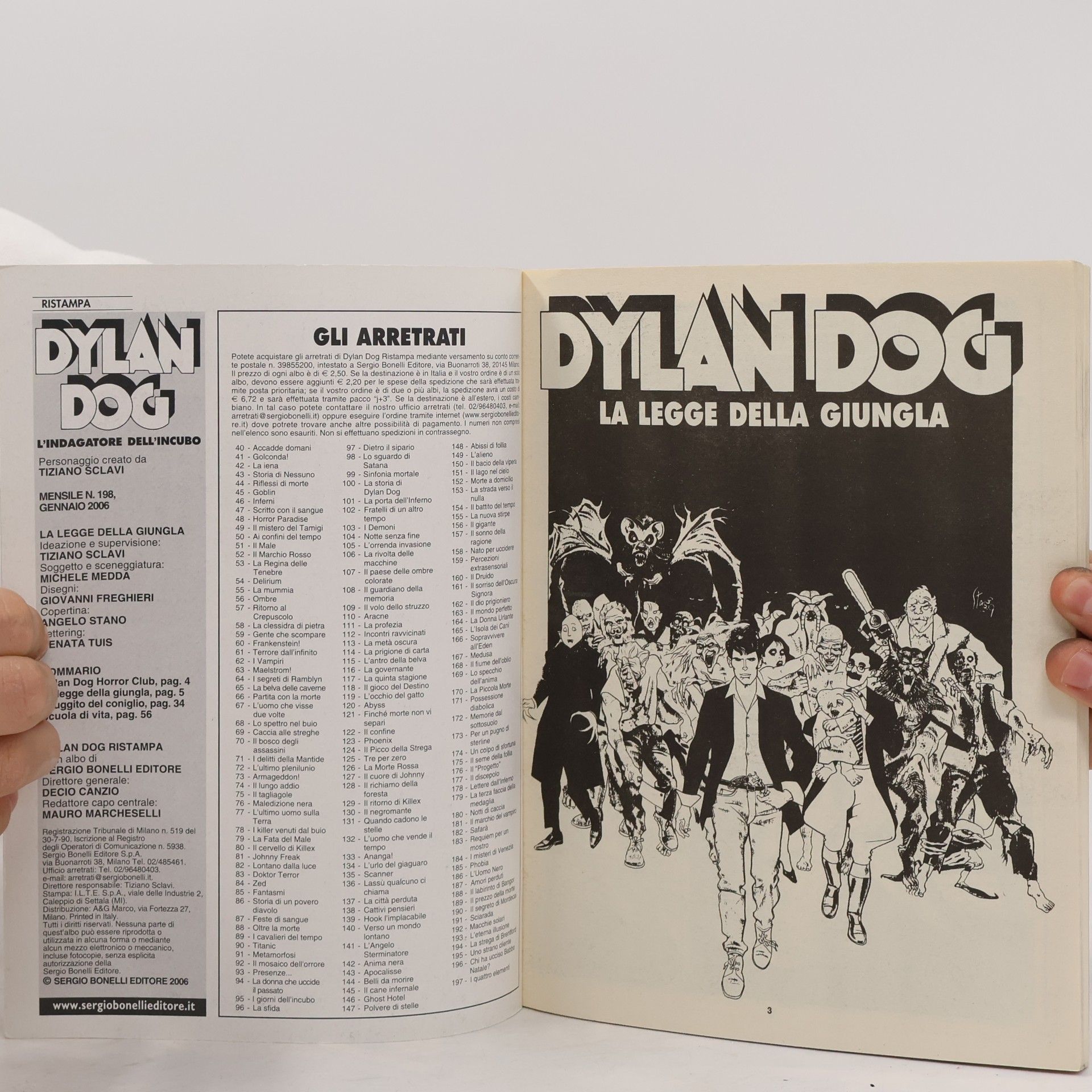 Tiziano Sclavi Dylan Dog 198