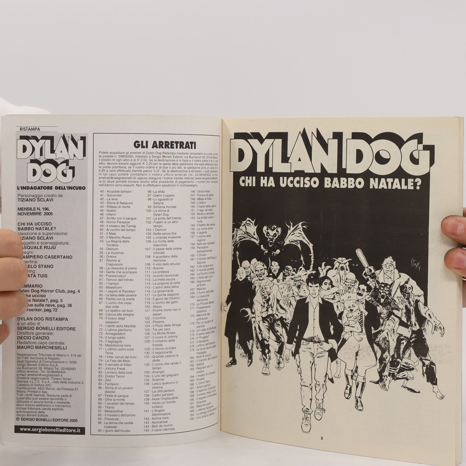 Tiziano Sclavi Dylan Dog 196