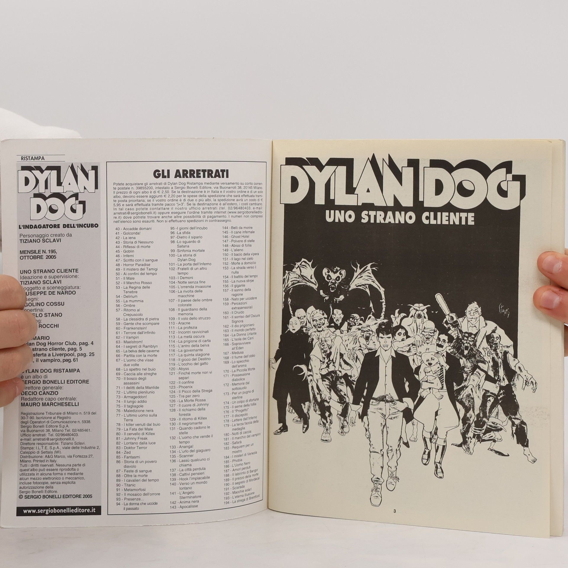 Tiziano Sclavi Dylan Dog 195