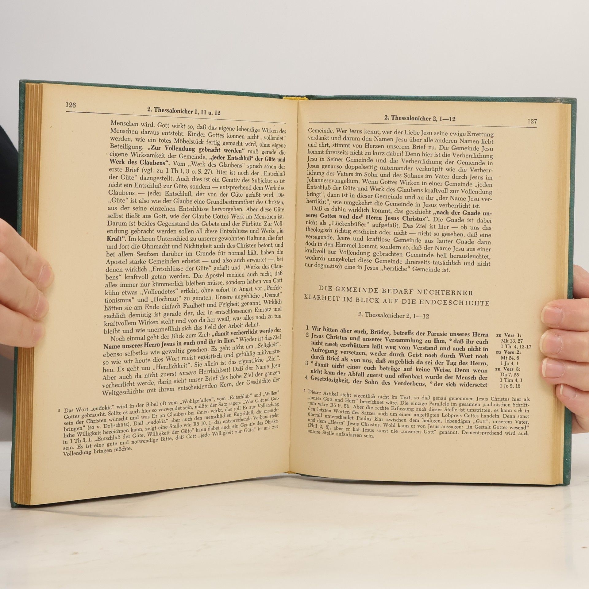 Werner de Boor Die Briefe des Paulus an die Thessalonicher