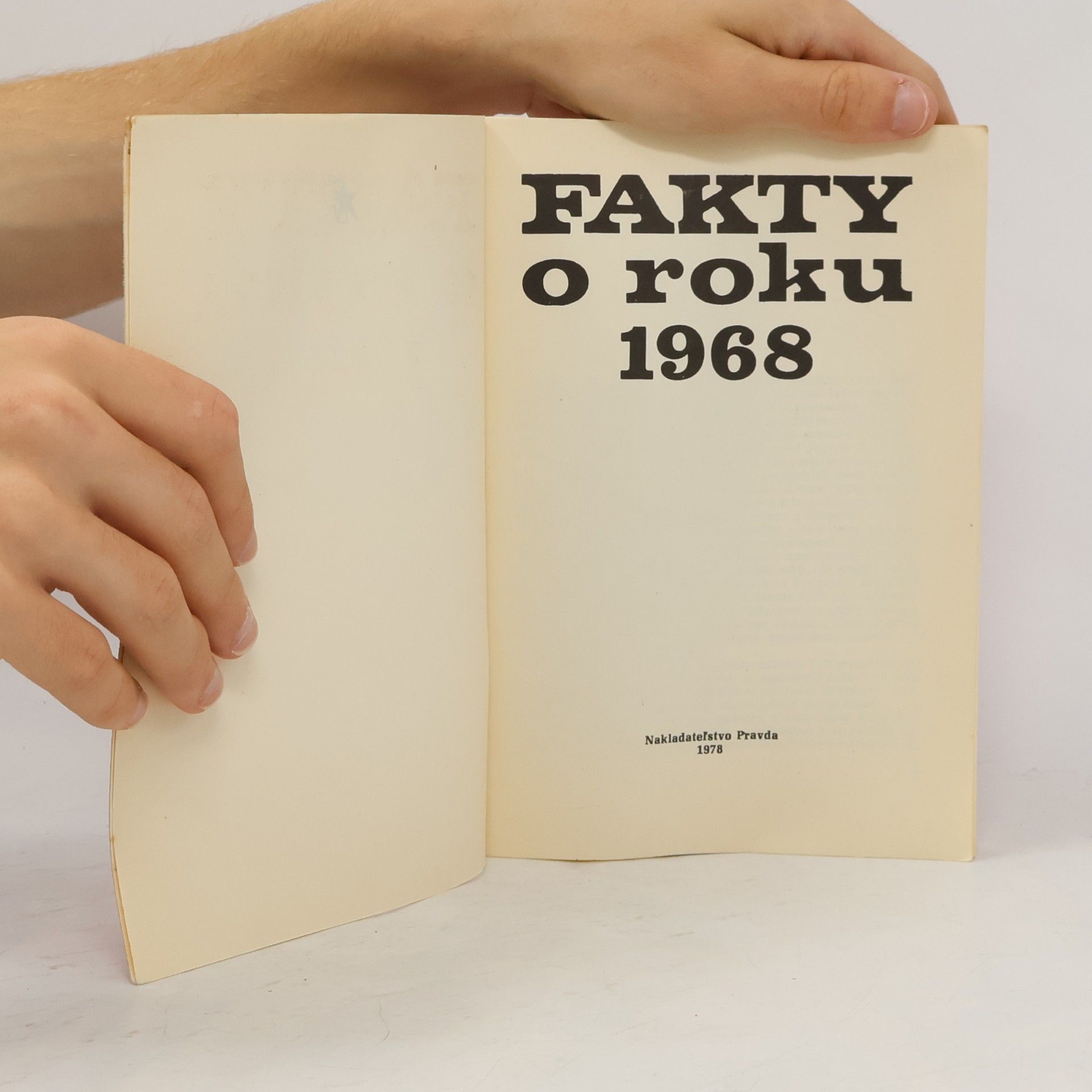 Kolektiv autorů Fakty o roku 1968
