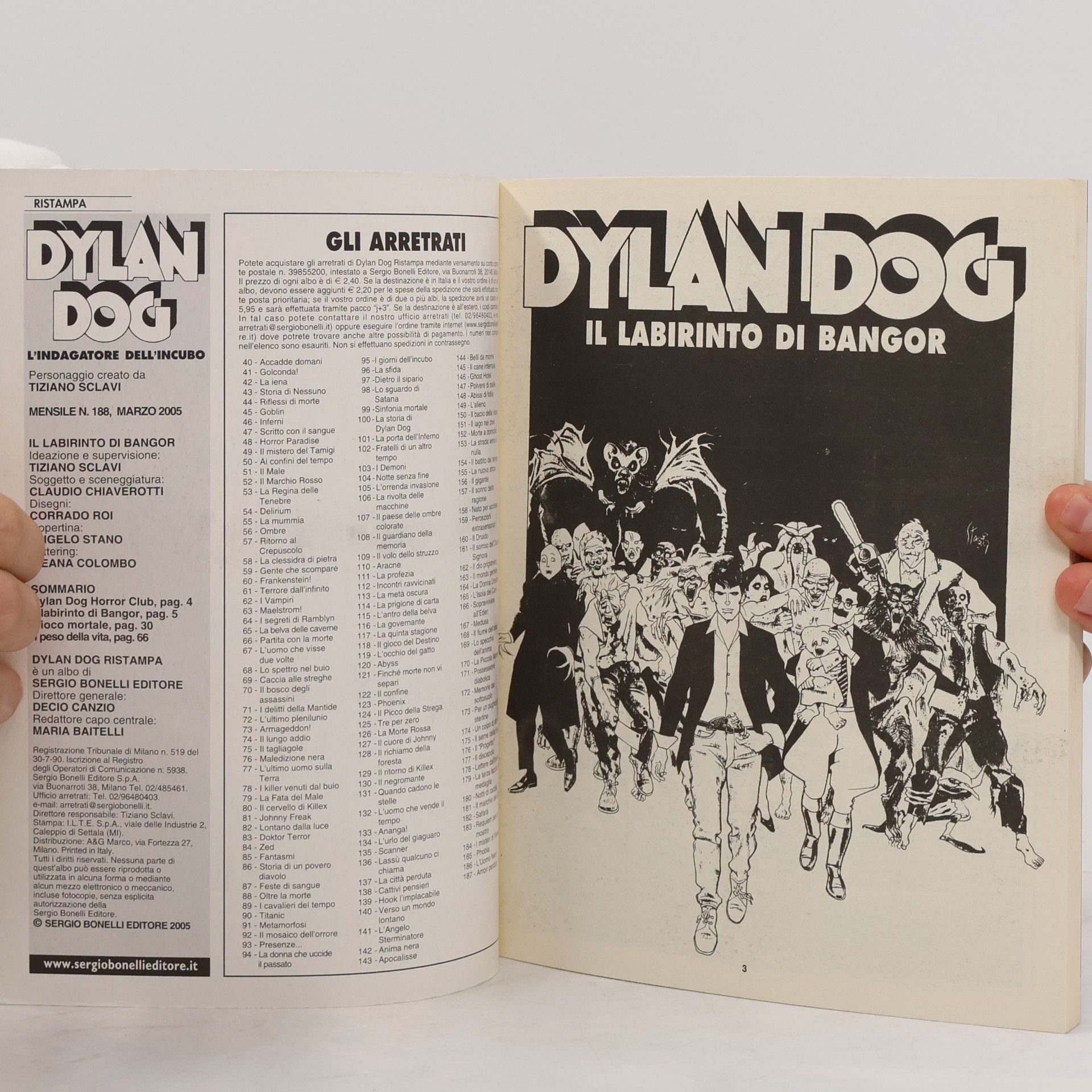 Tiziano Sclavi Dylan Dog 188