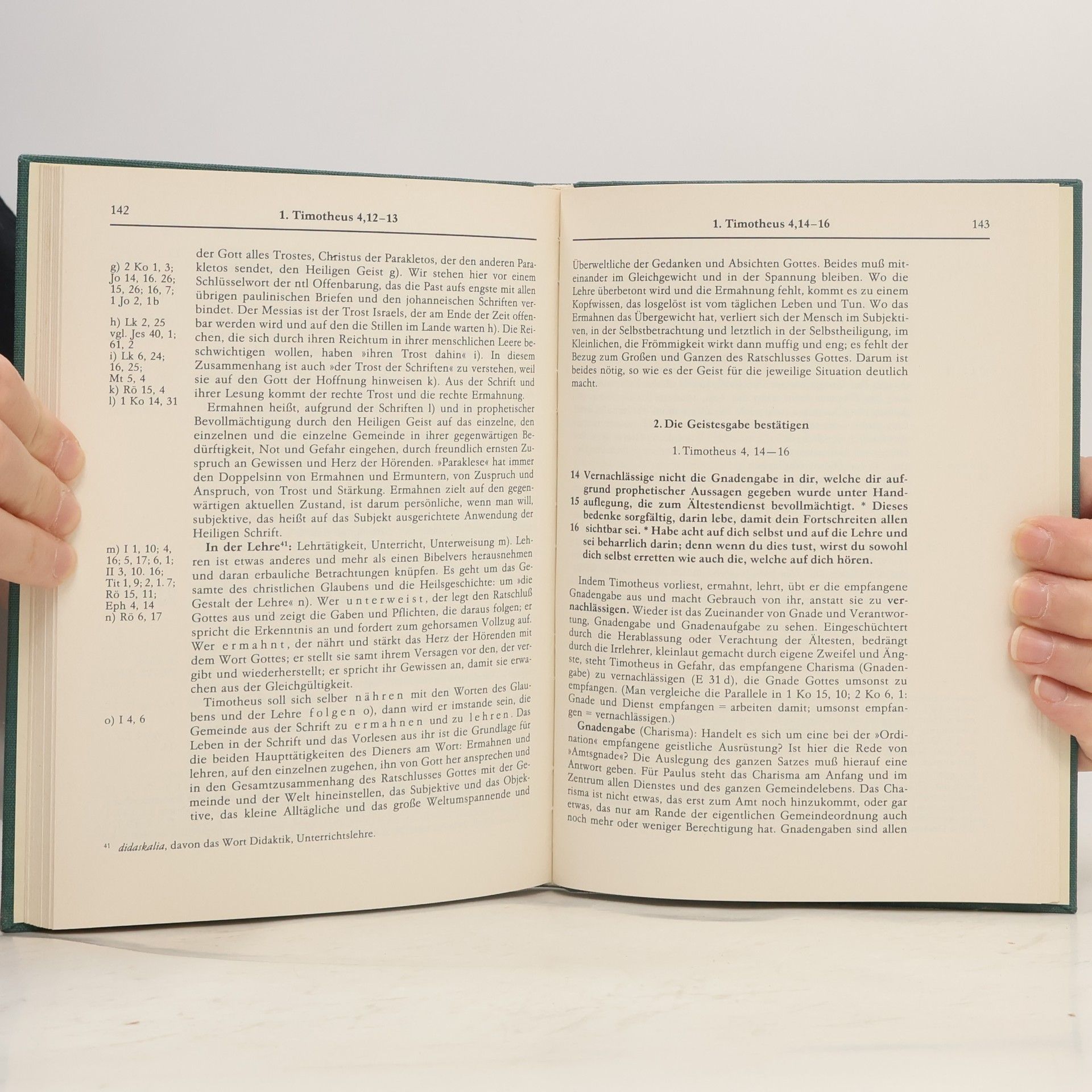 Hans Bürki Der erste Brief des Paulus an Timotheus