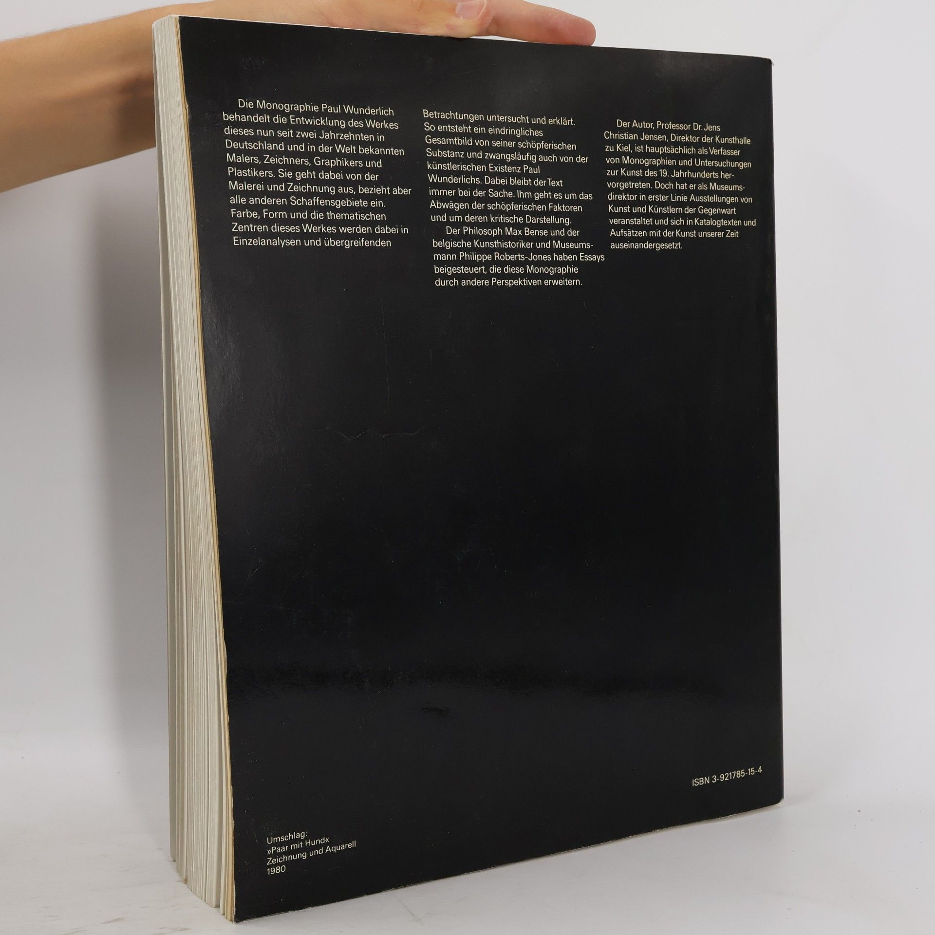 Jens Chriatian Jensen Paul Wunderlich. Eine Werkmonographie