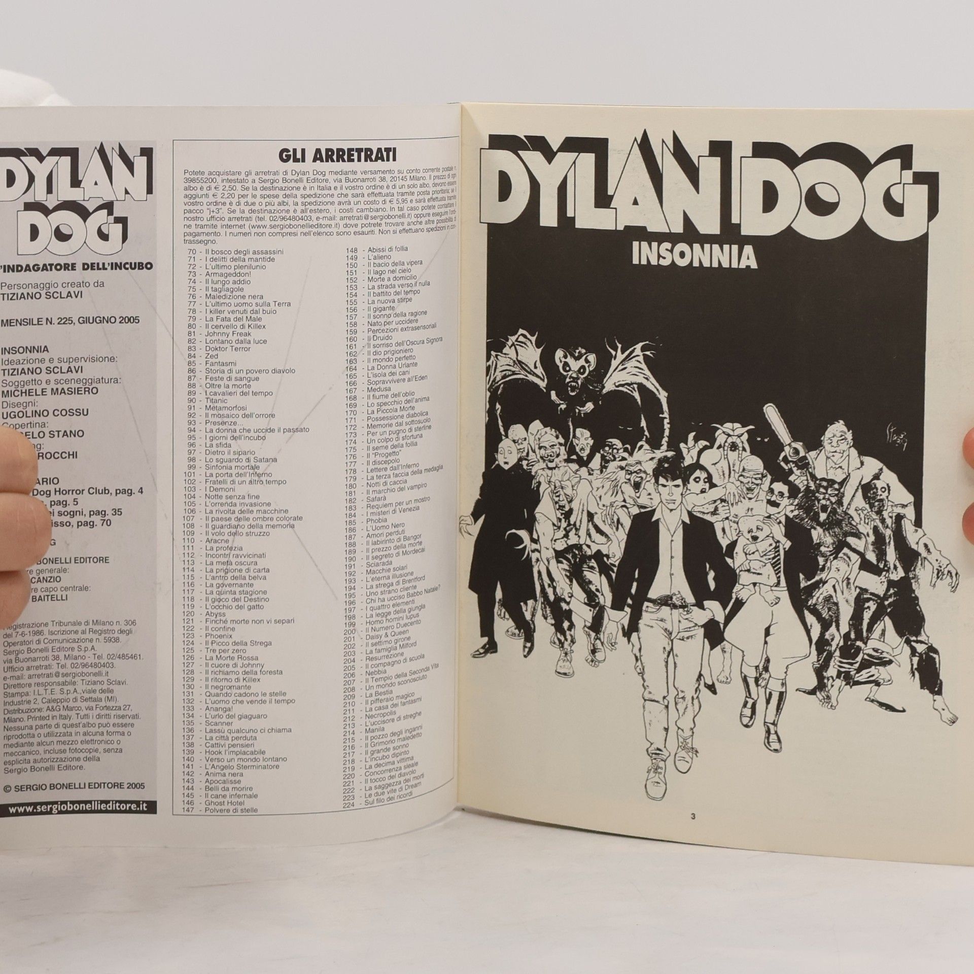 Autores varios Dylan Dog 225. Insomnia