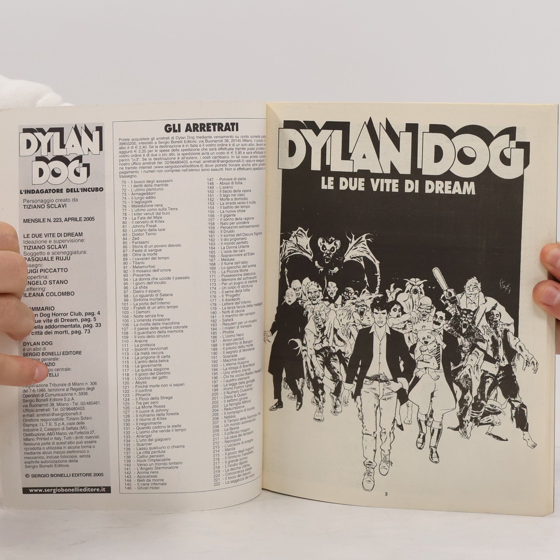 Angelo Stano Dylan Dog 223