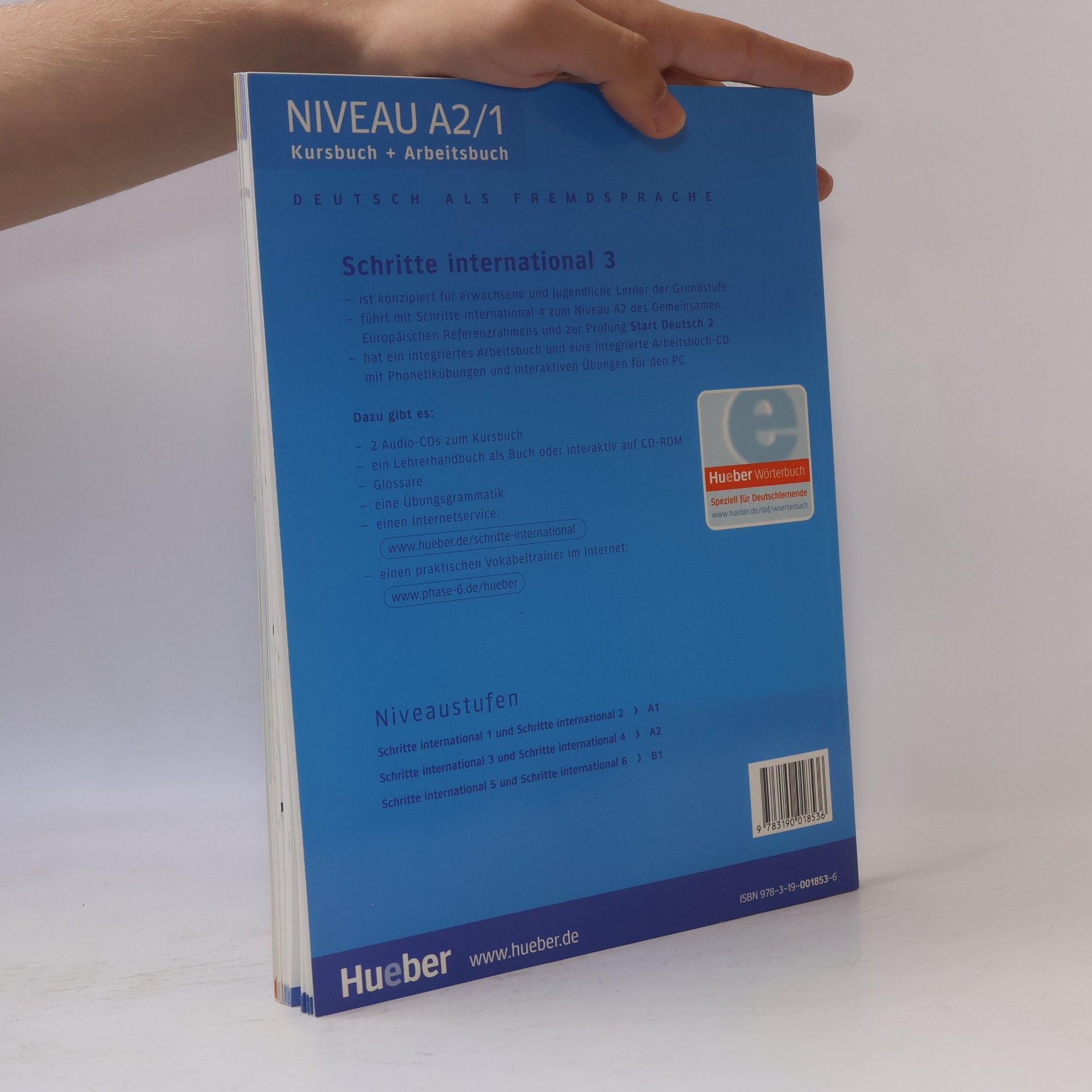 Silke Hilpert Schritte 3 international : deutsch als fremdsprache : kursbuch + arbeitsbuch. Niveau A2