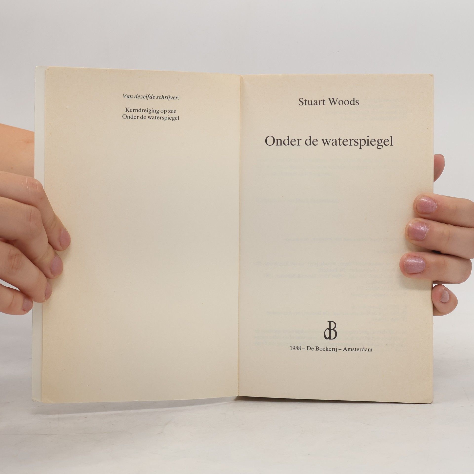 Stuart Woods Onder de waterspiegel
