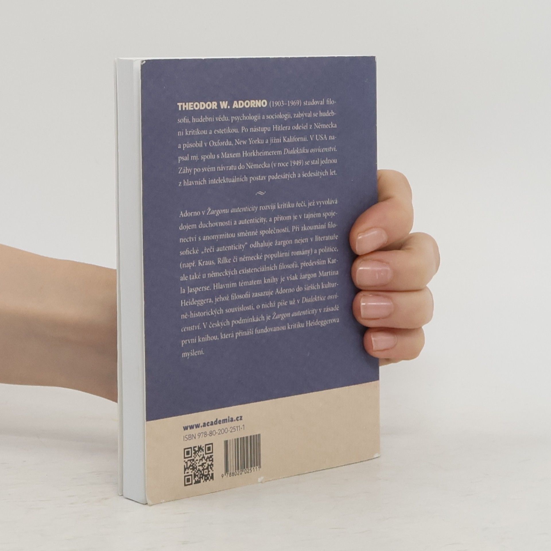 Theodor W. Adorno Žargon autenticity : k německé ideologii