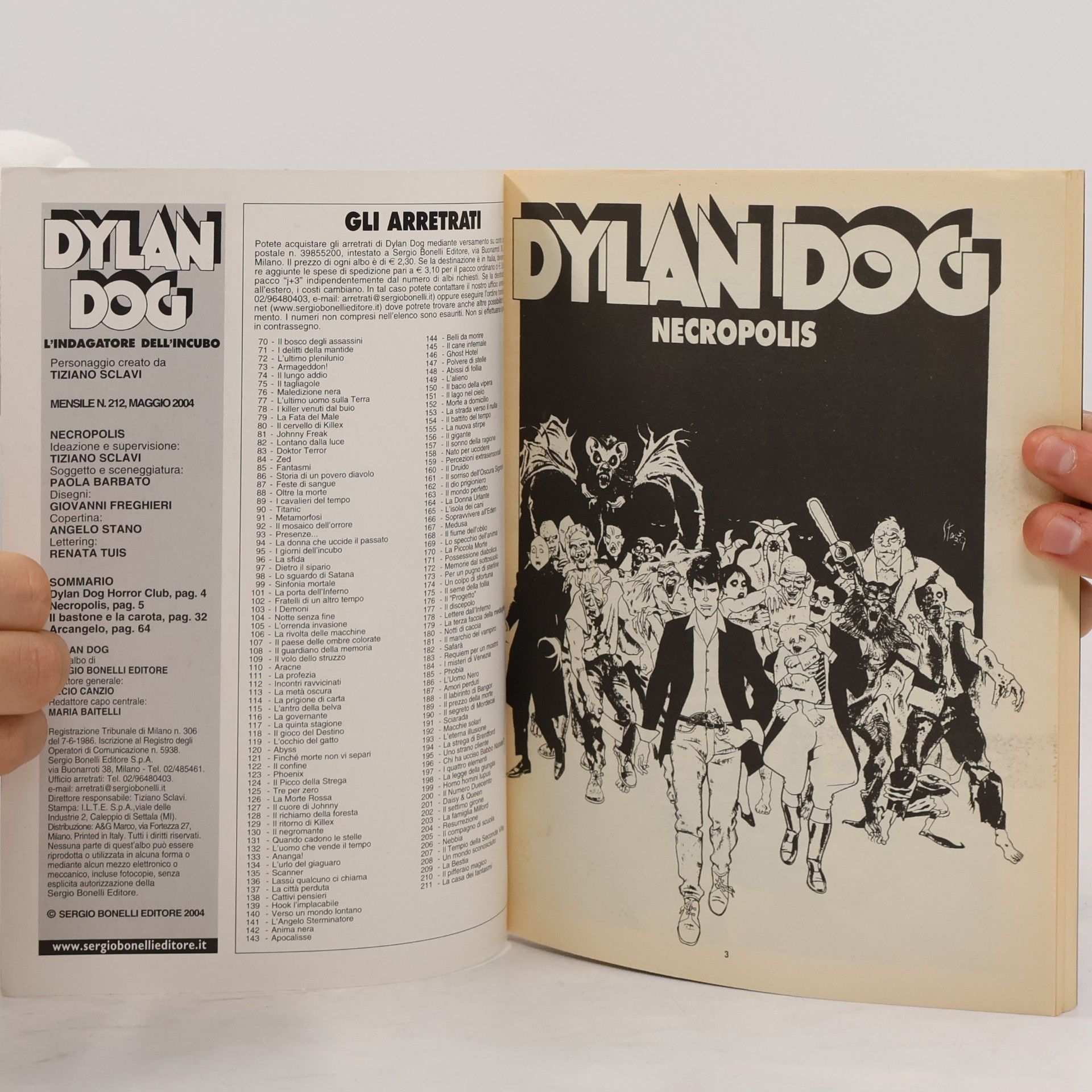 Various authors Dylan Dog 212. Necropolis