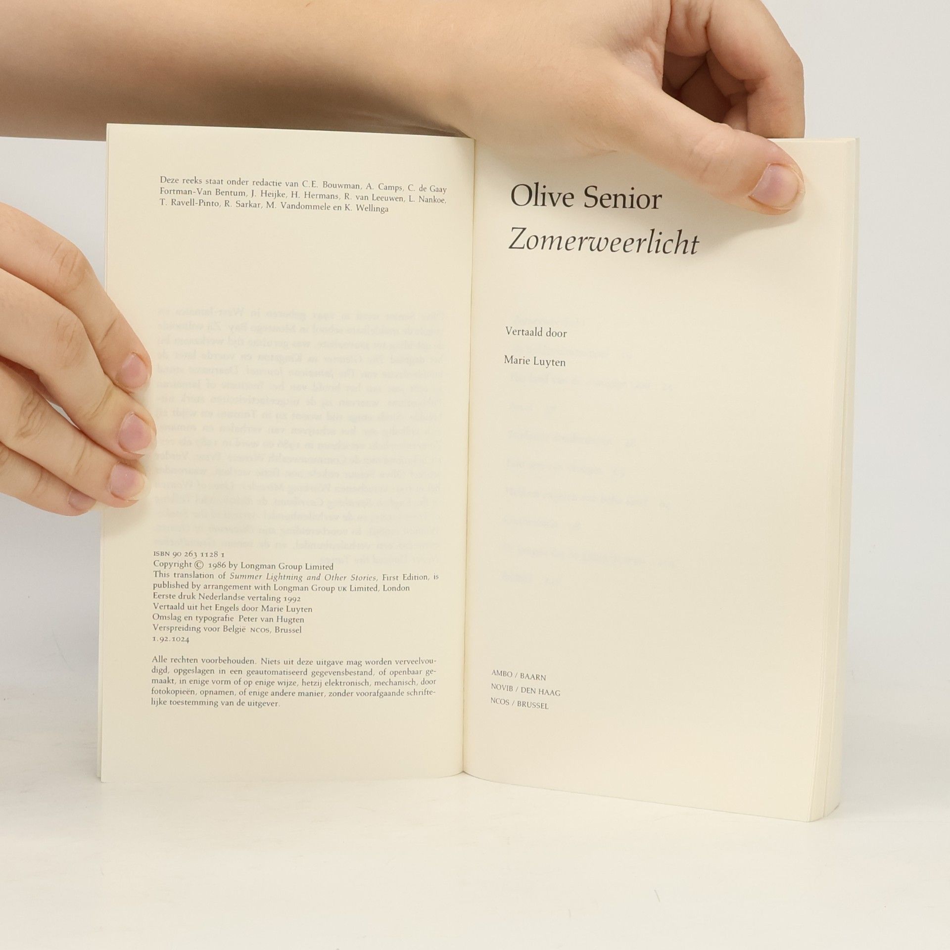 Olive Senior Derde Spreker Serie: Zomerweerlicht