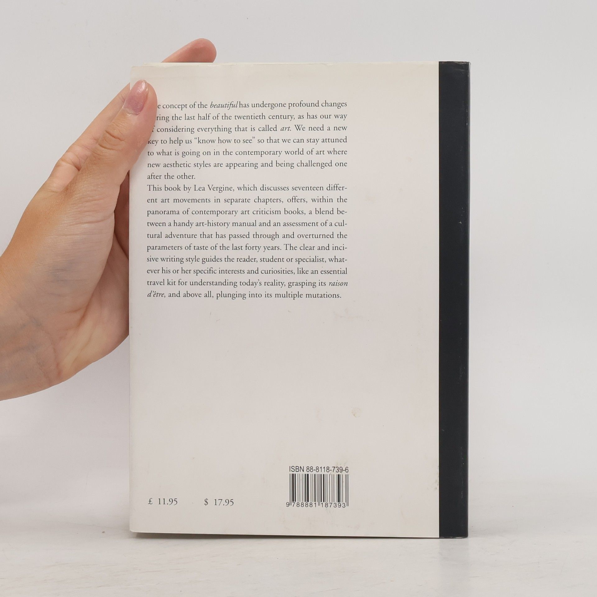 Lea Vergine Art on the Cutting Edge