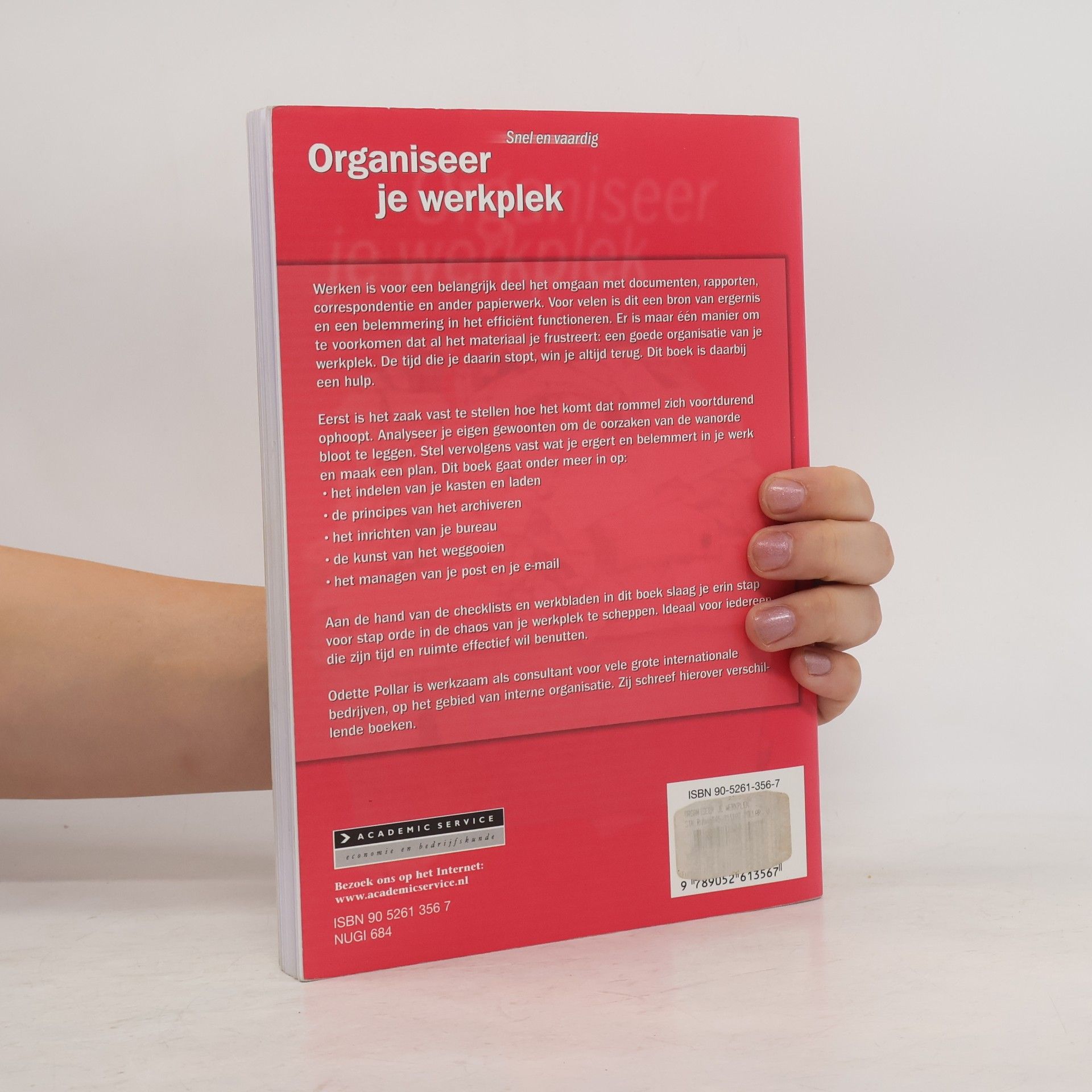 Odette Pollar Organiseer je werkplek