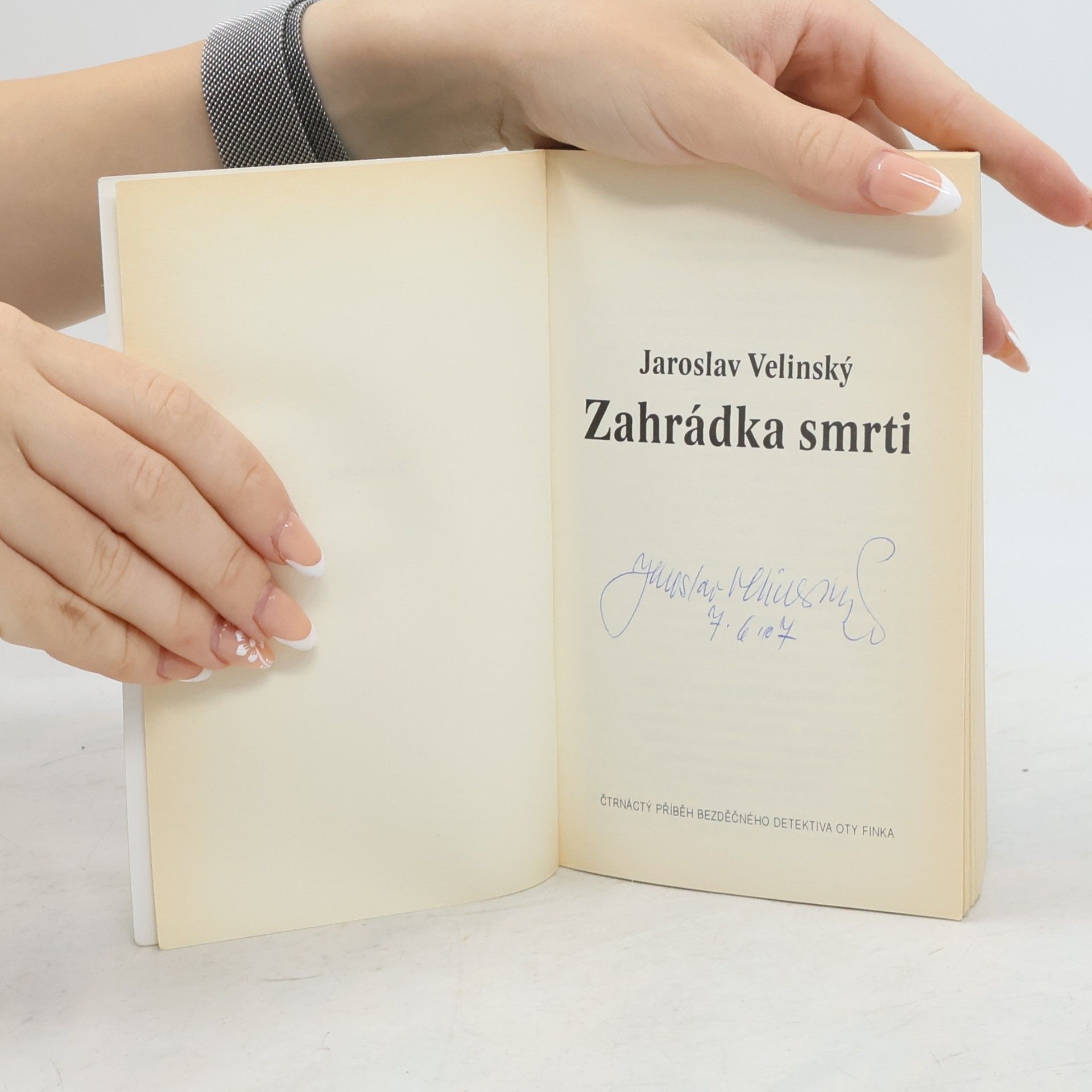 Jaroslav Velinský Zahrádka smrti