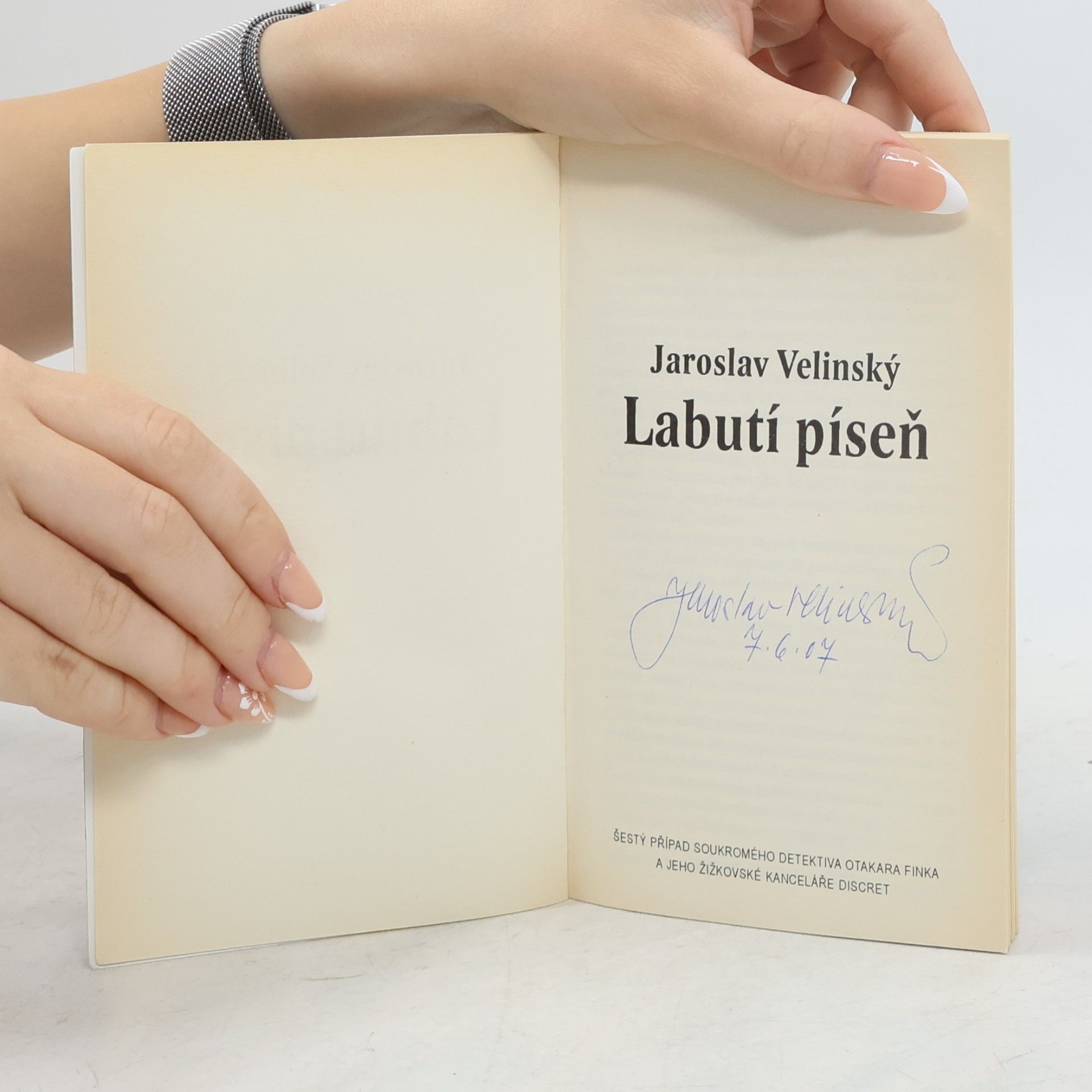 Jaroslav Velinský Labutí píseň