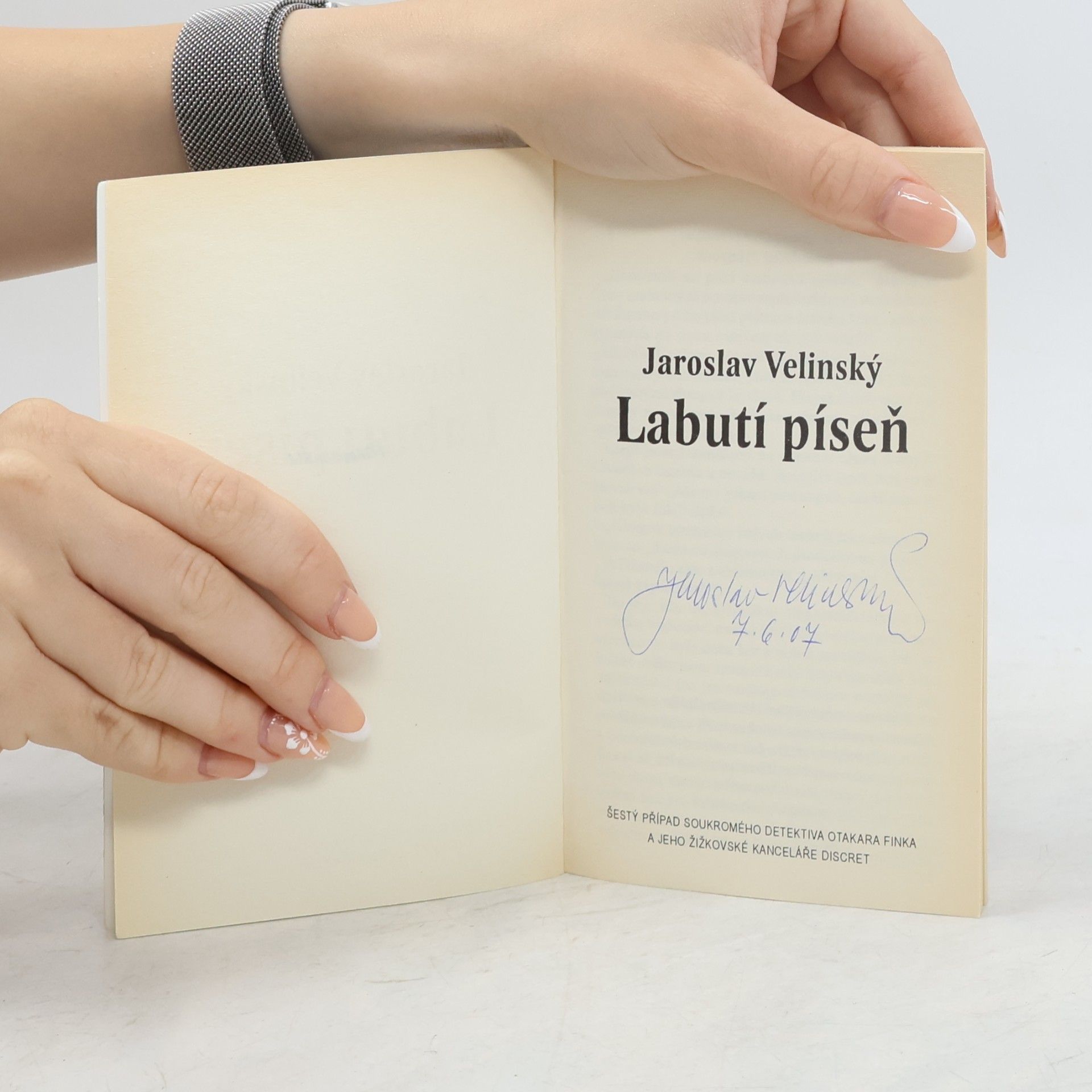 Jaroslav Velinský Labutí píseň