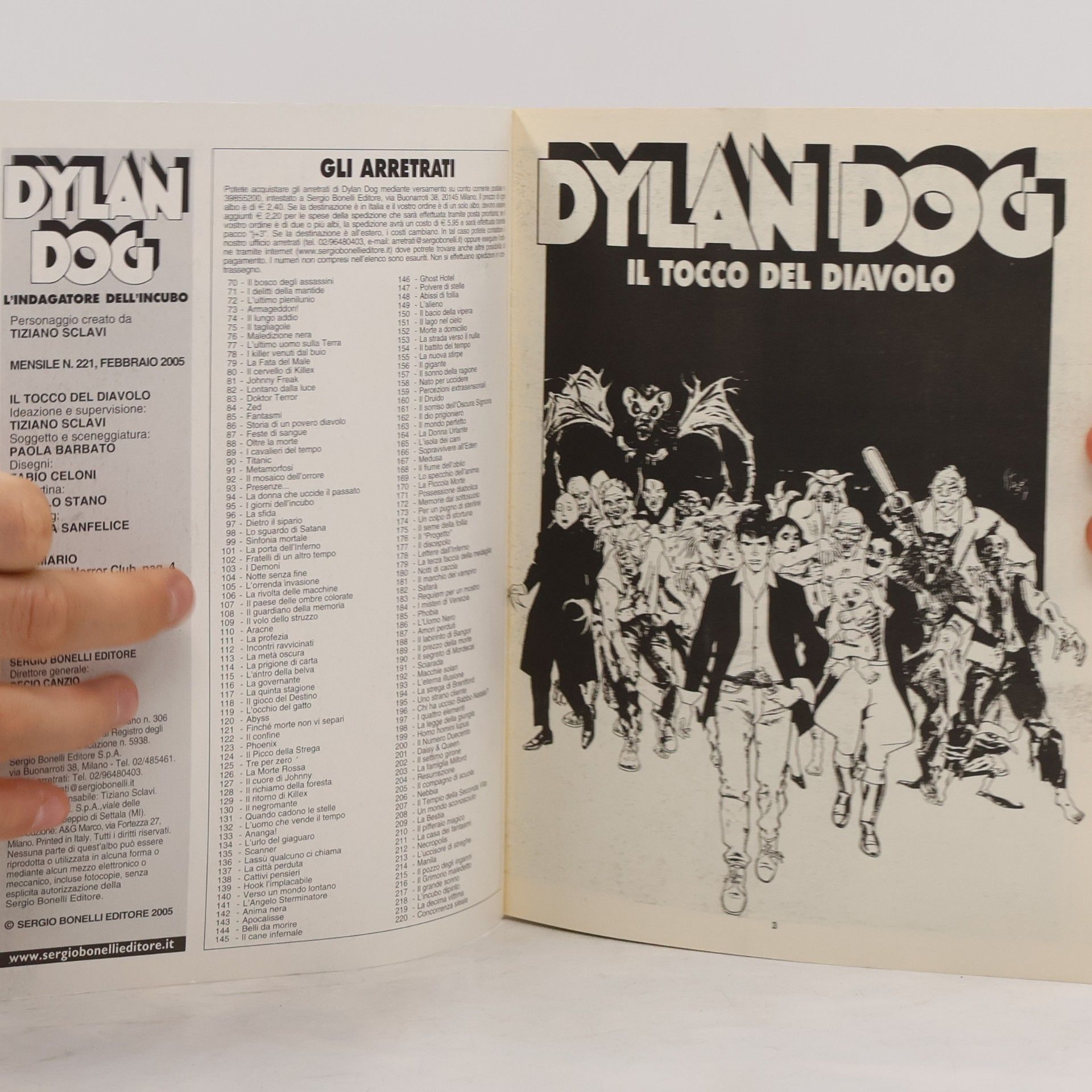 Paola Barbato Dylan Dog n. 221