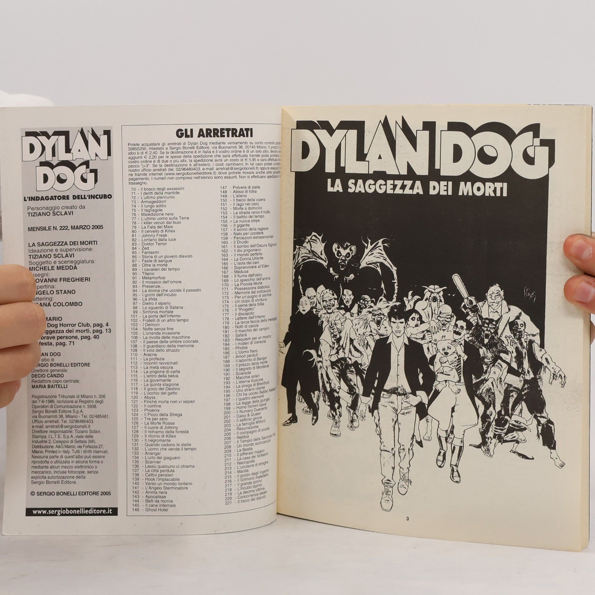 AA.VV. Dylan Dog 222. La saggezza dei morti