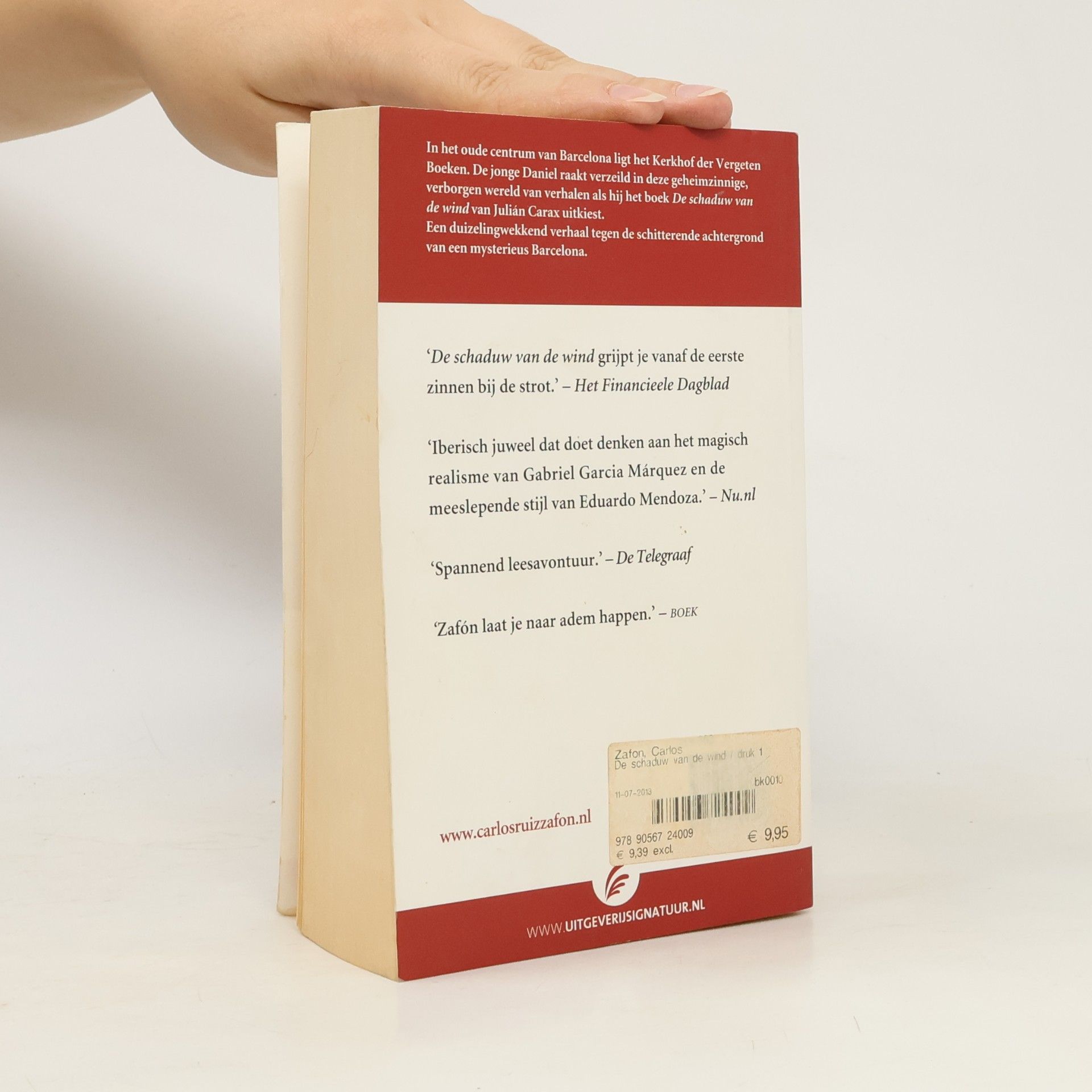 Carlos Ruiz Safon De schaduw van de wind