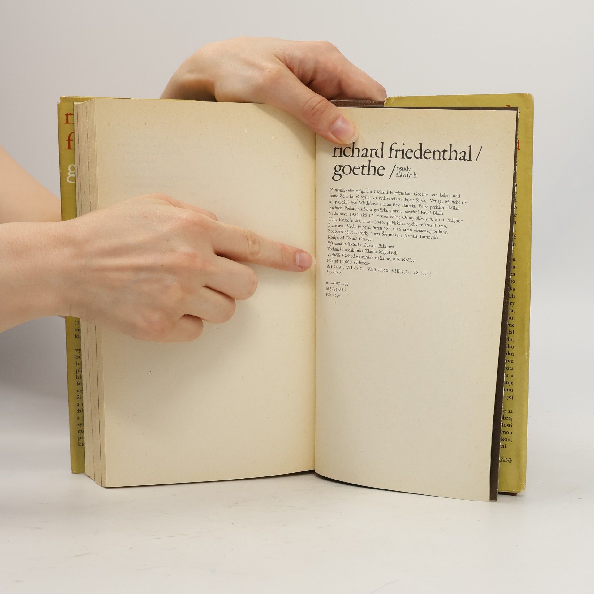 Richard Friedenthal Goethe. Osudy slávnych