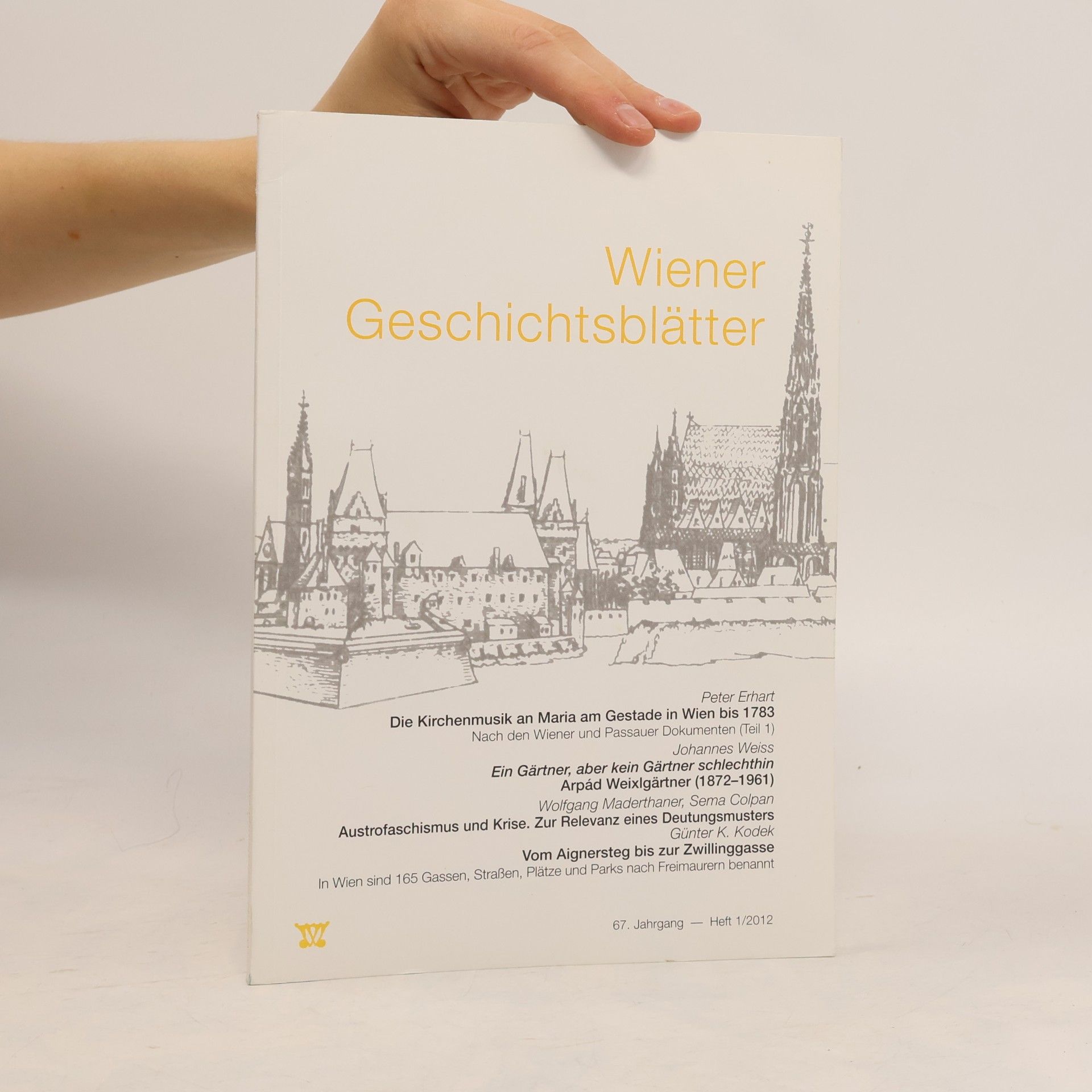 Kolektiv autorů Wiener Geschichtsblätter 1/2012