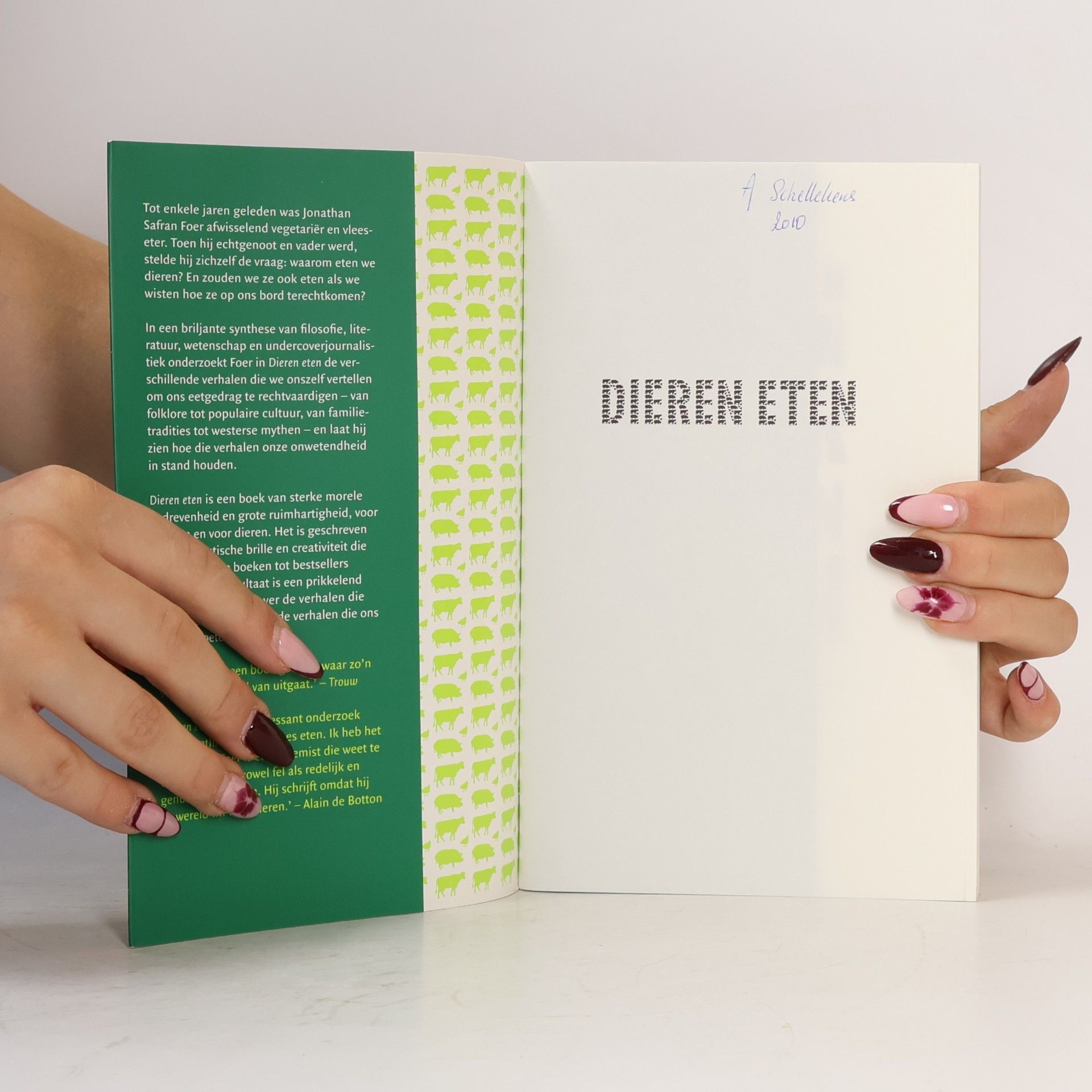 Jonathan Safran Foer Dieren eten / druk 4