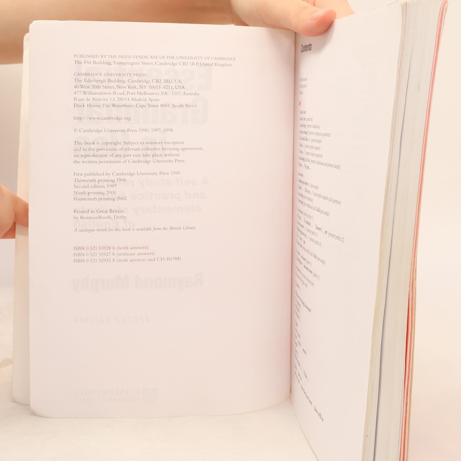Raymond Murphy Essential Grammar in Use With Answers