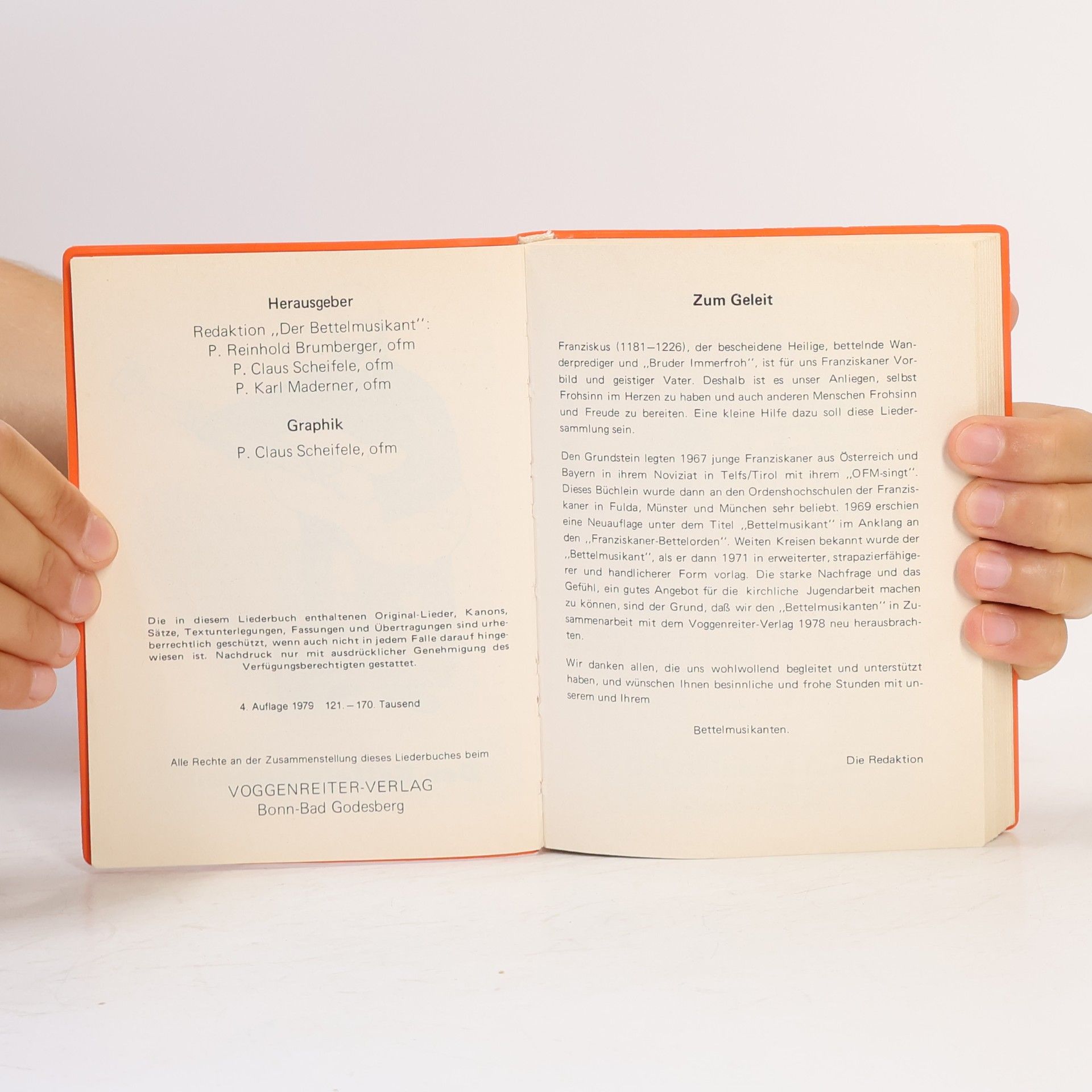 Reinhold Brumberger Der Bettelmusikant. Liederbuch von Franziskanermönchen verfasst