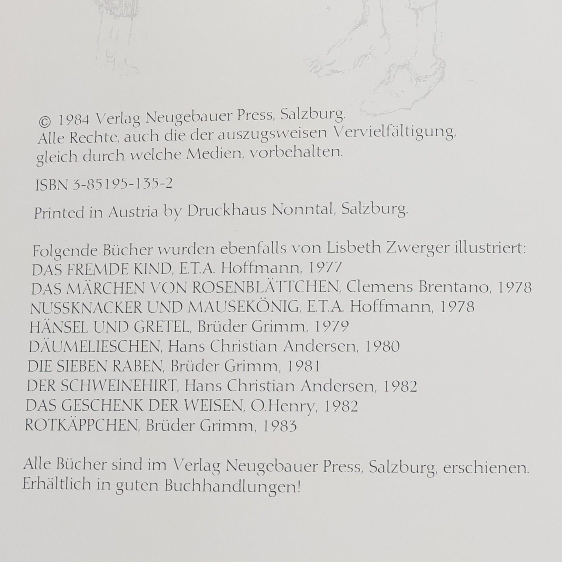 Lisbeth Zwerger Der selbstsüchtige Riese