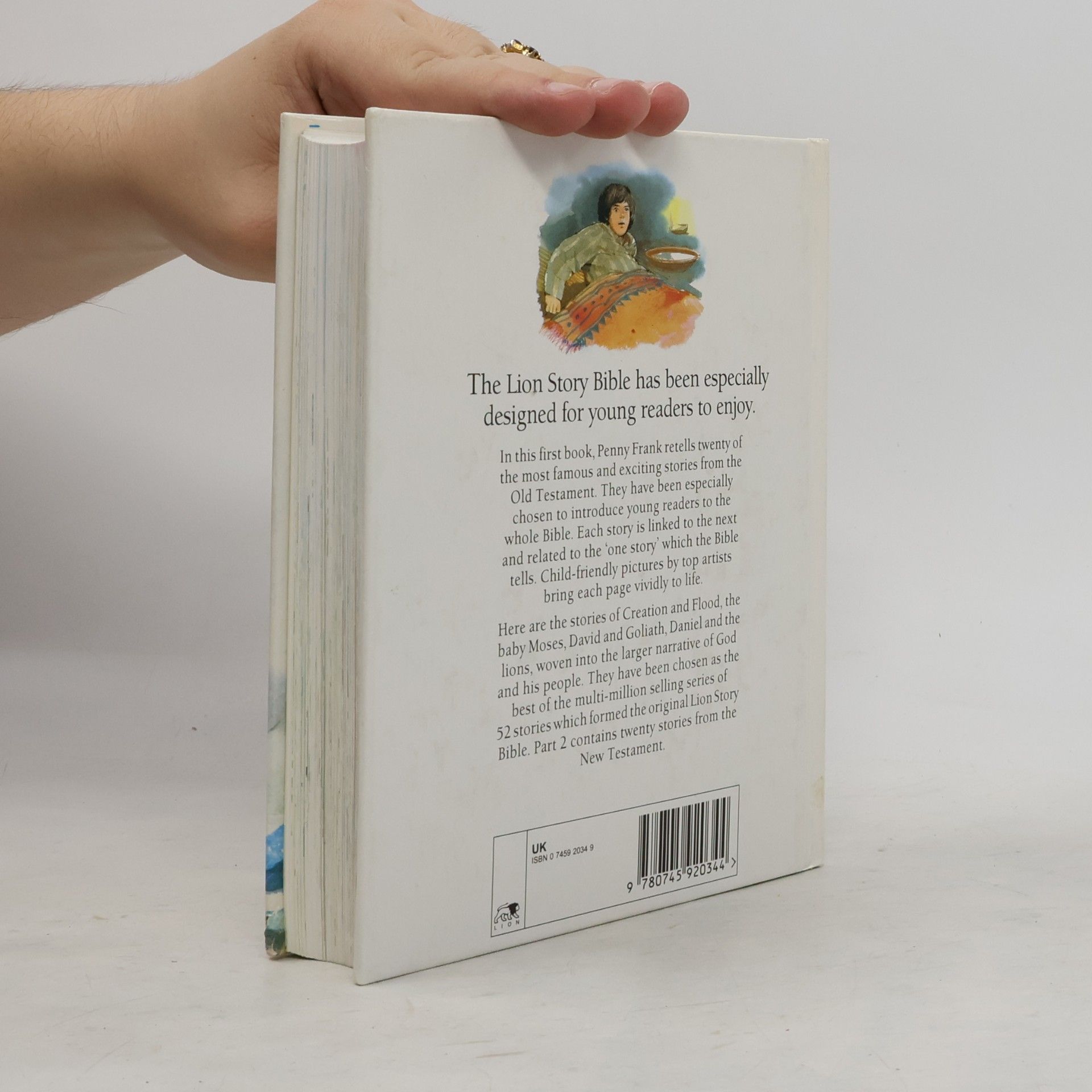 Penny Frank The Lion story Bible. Part 1, Twenty stories from the Old Testament