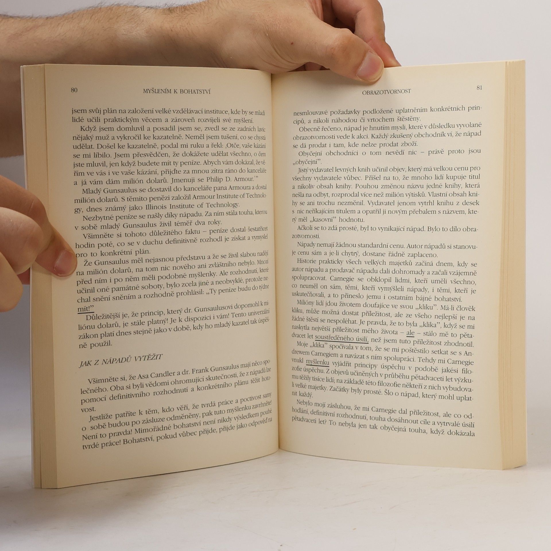 Napoleon Hill Myšlením k bohatství