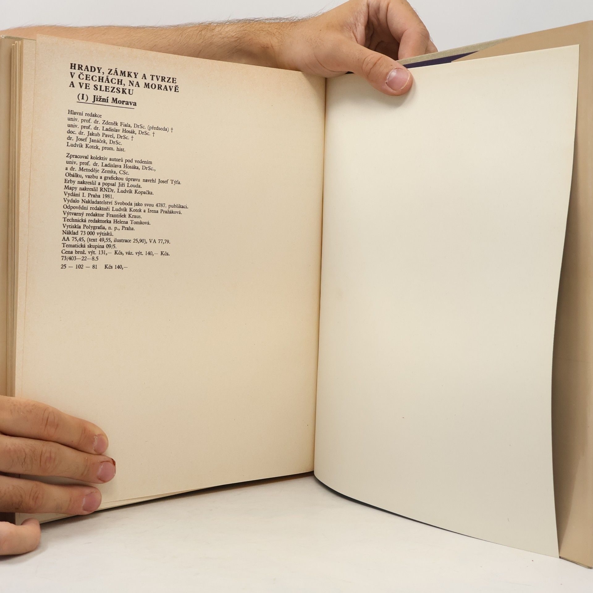 Various authors Hrady, zámky a tvrze v Čechách, na Moravě a ve Slezsku I. Jižní Morava