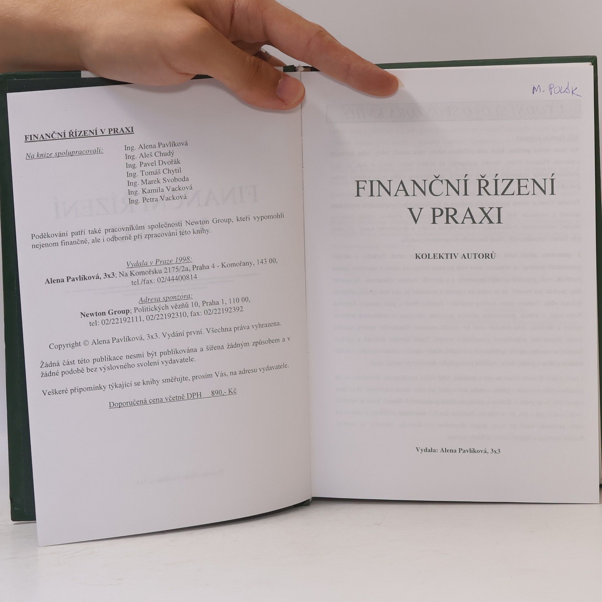 Kolektiv autorů Finanční řízení v praxi