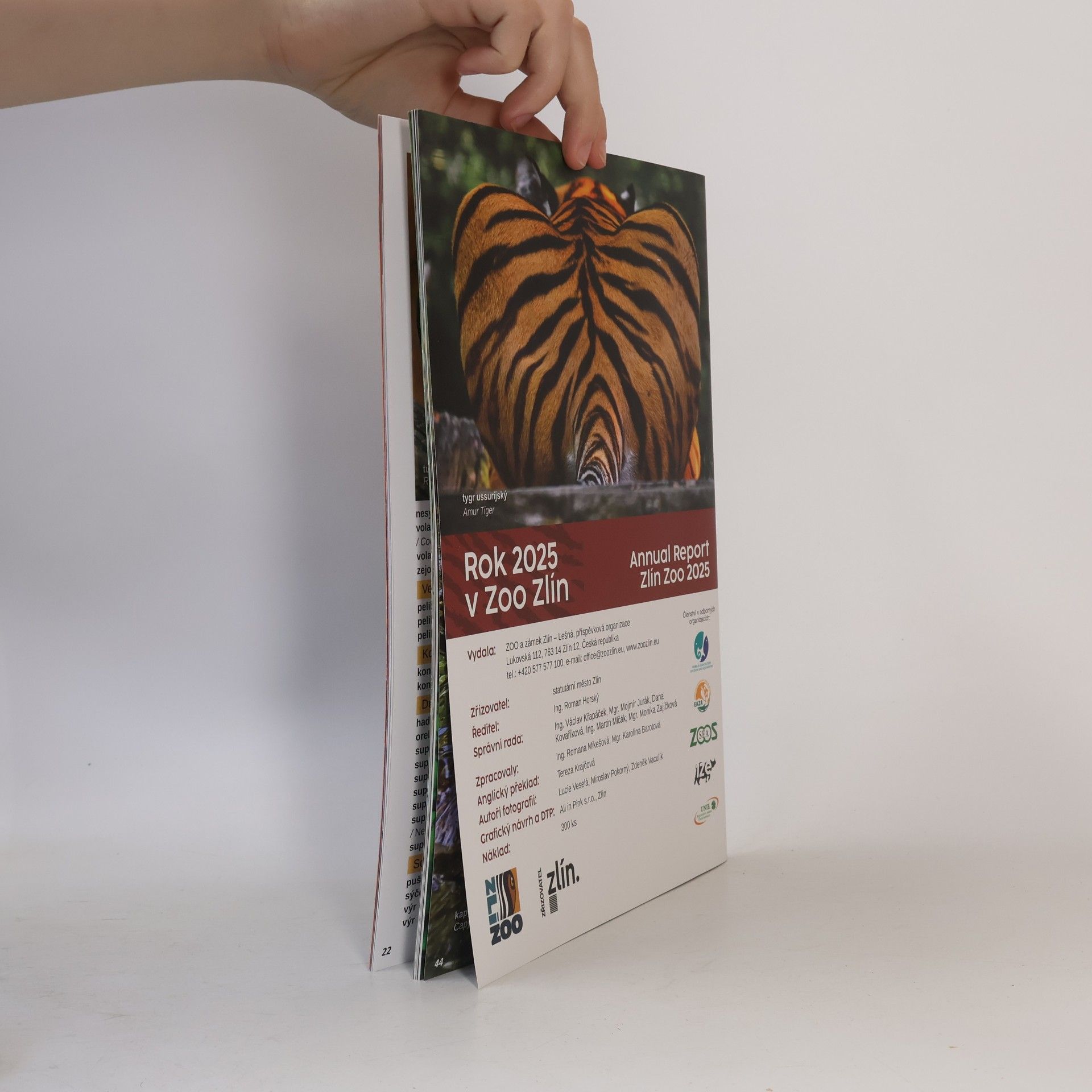 Various authors Výroční zprávu Zoo Zlín 2025