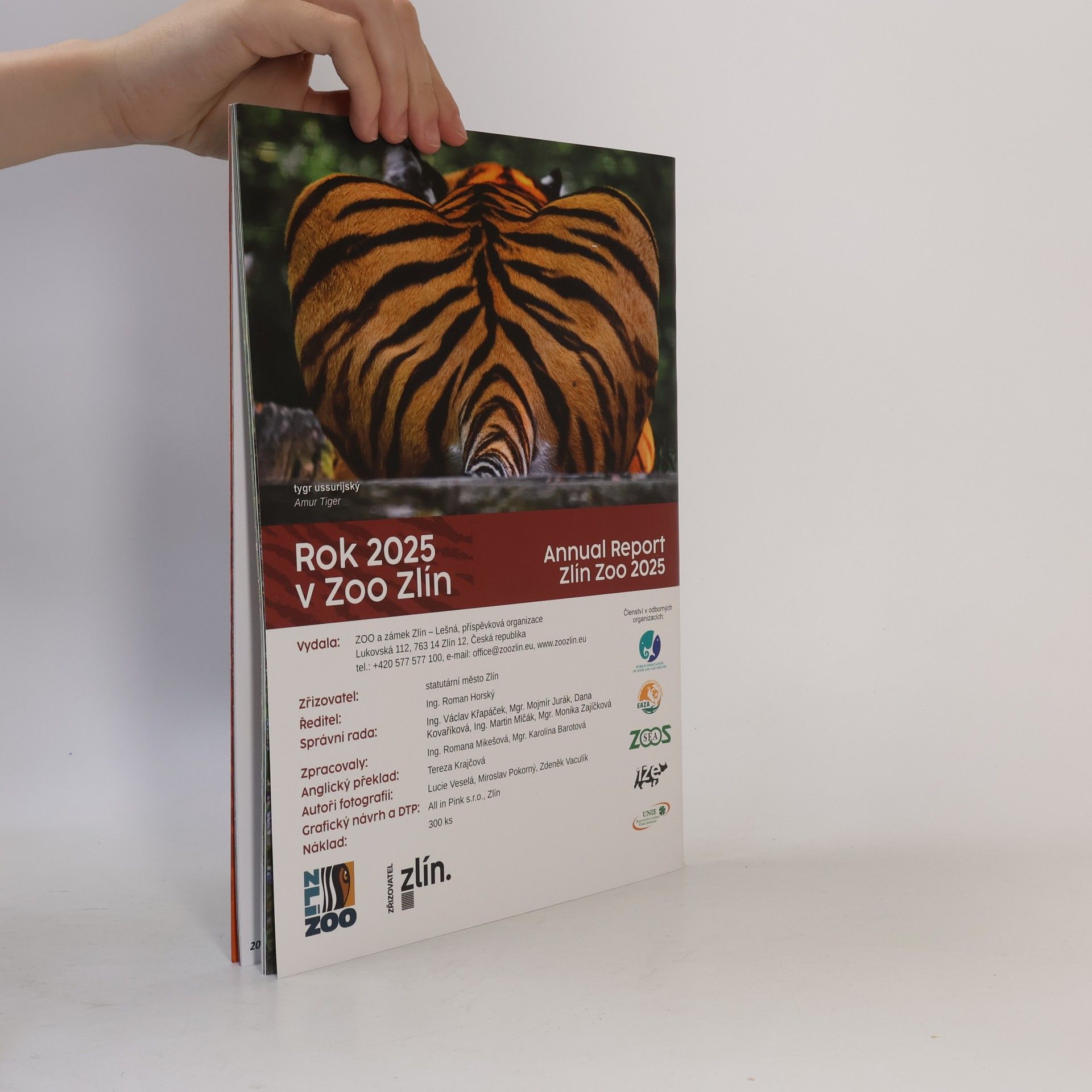 Various authors Výroční zprávu Zoo Zlín 2025