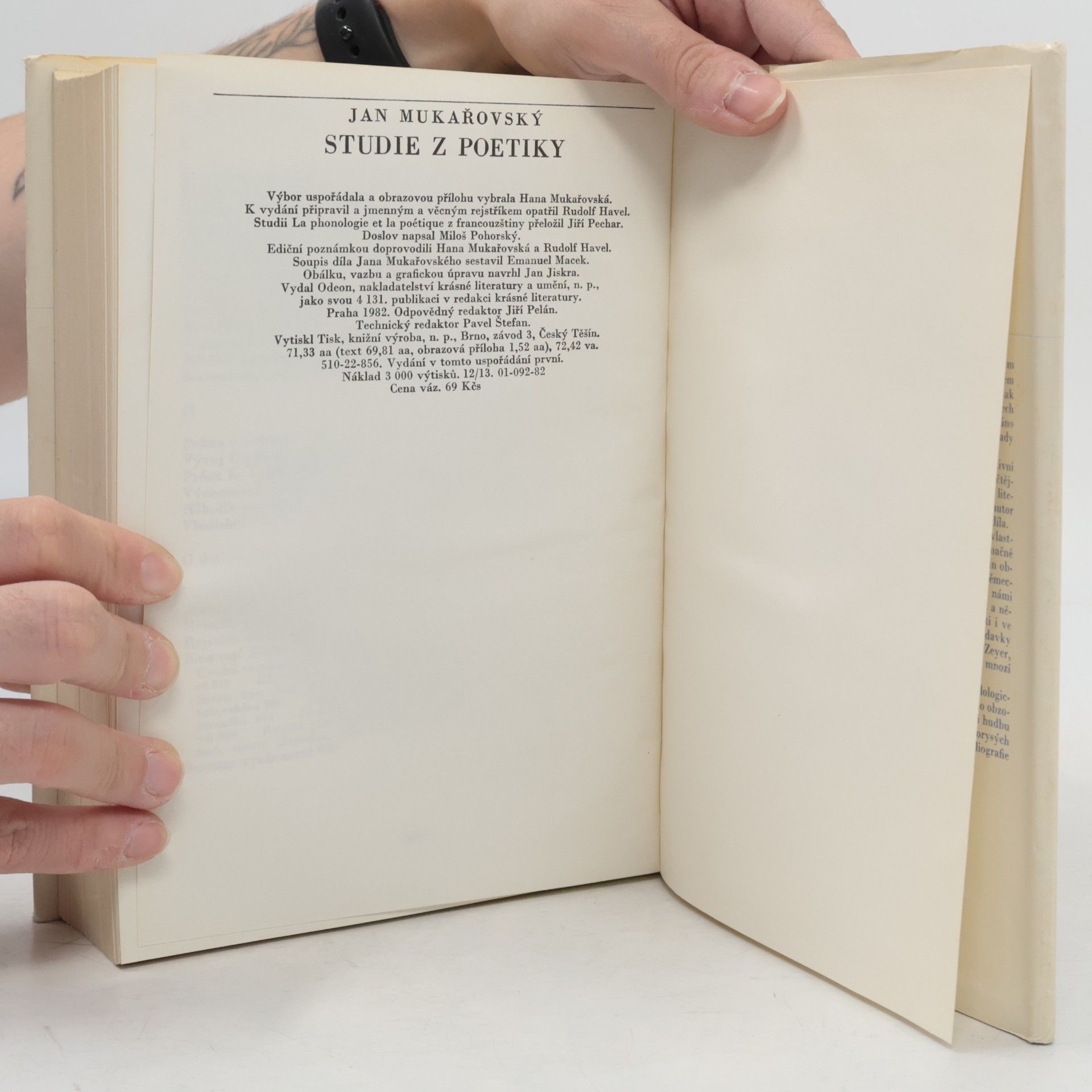 Jan Mukařovský Studie z poetiky