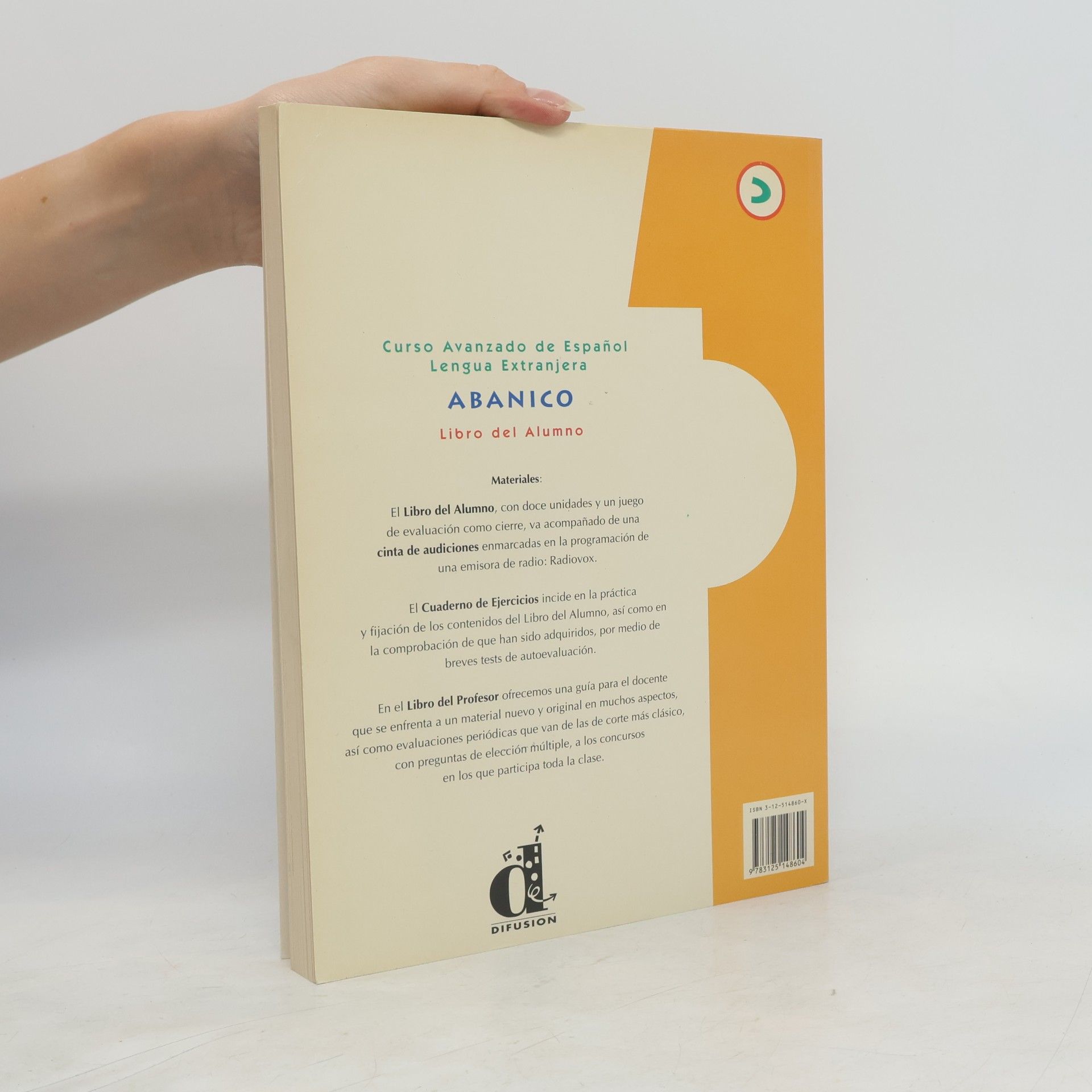 María Dolores Chamorro Guerrero Abanico, libro del alumno