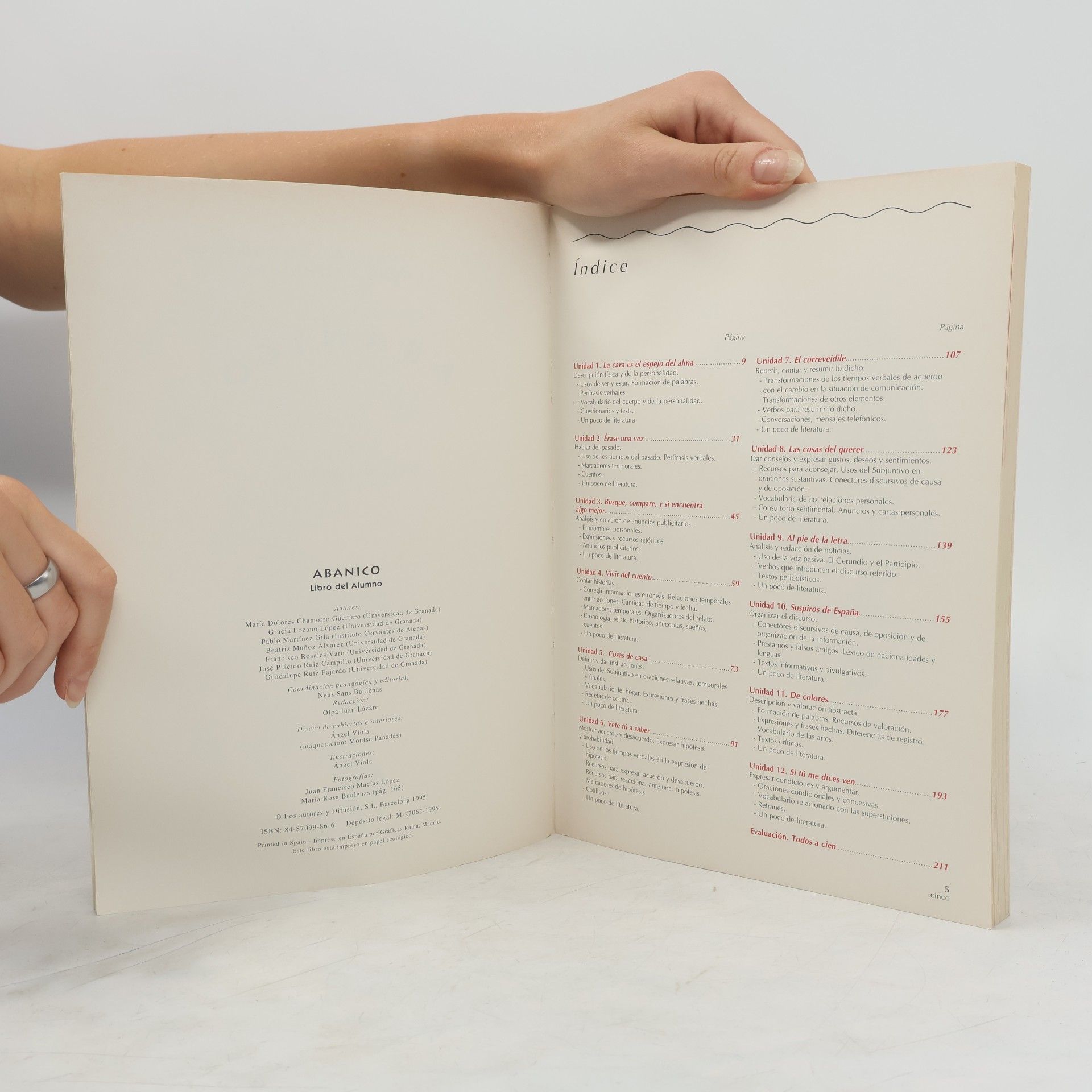 María Dolores Chamorro Guerrero Abanico, libro del alumno