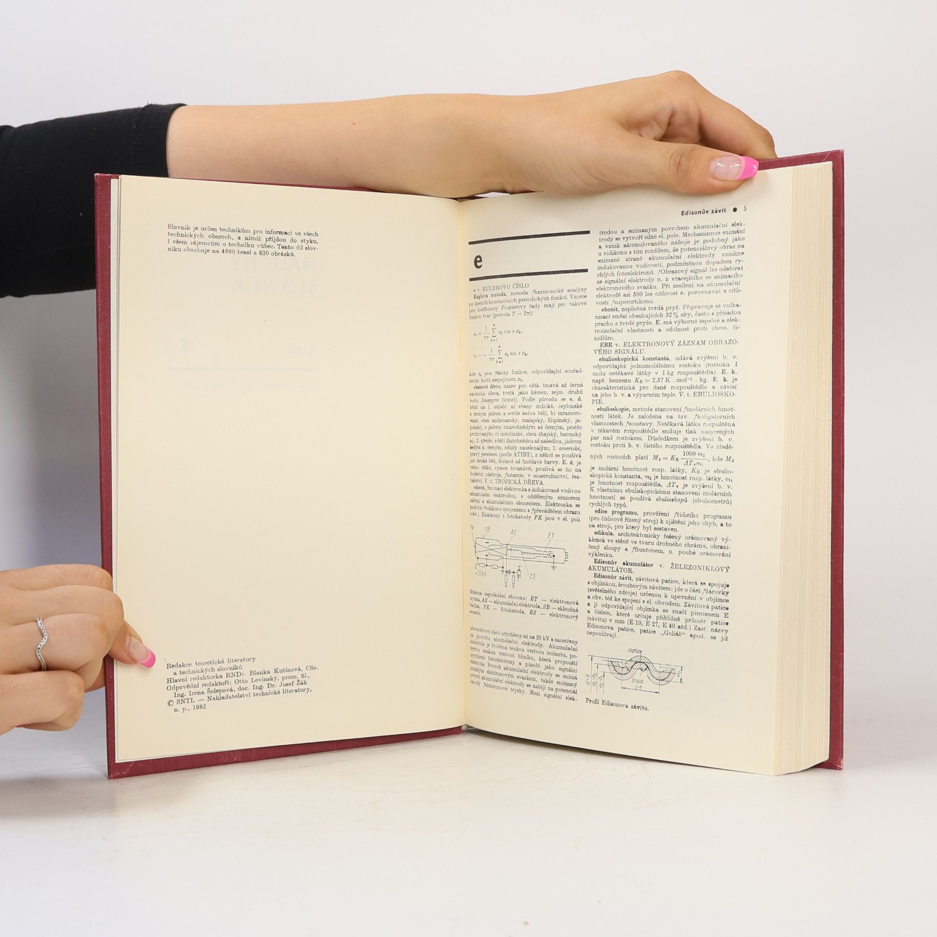 Various authors Technický naučný slovník II. díl E-I