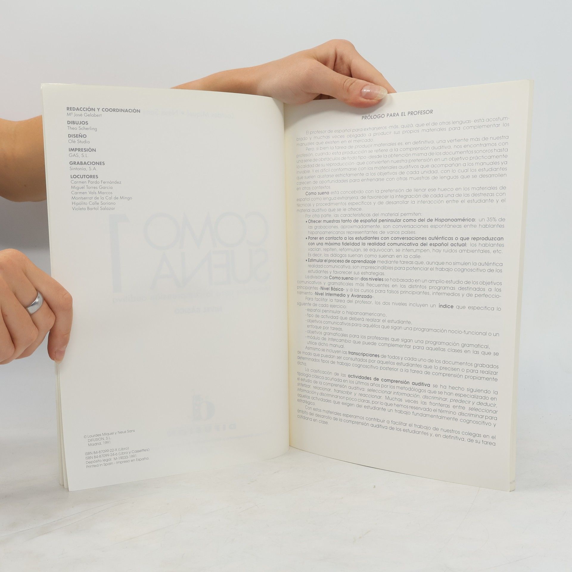 Lourdes Miquel Como suena: Libro del alumno
