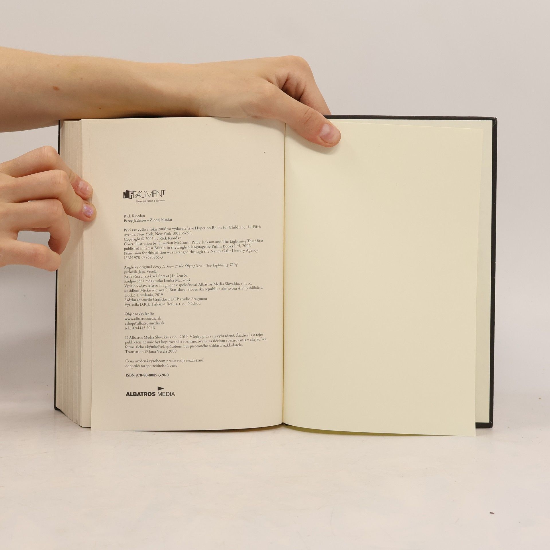 Rick Riordan Percy Jackson: Zlodej blesku