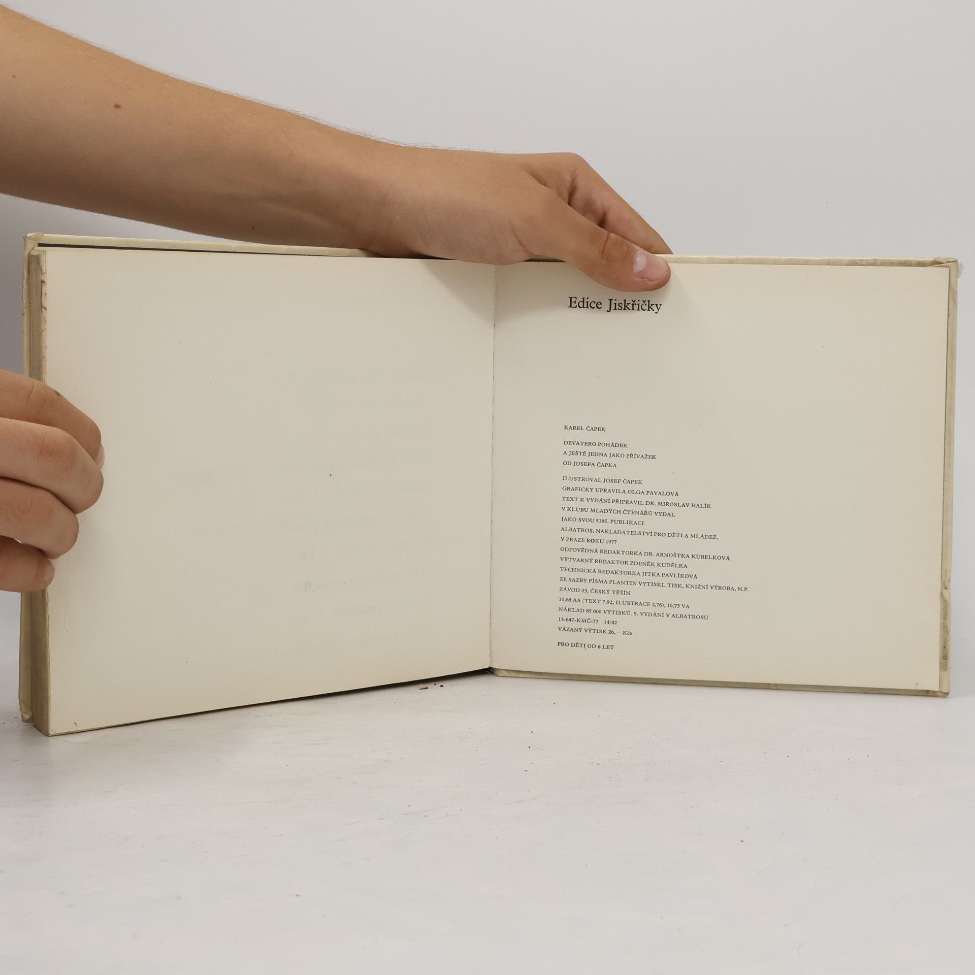 Karel Čapek Devatero pohádek
