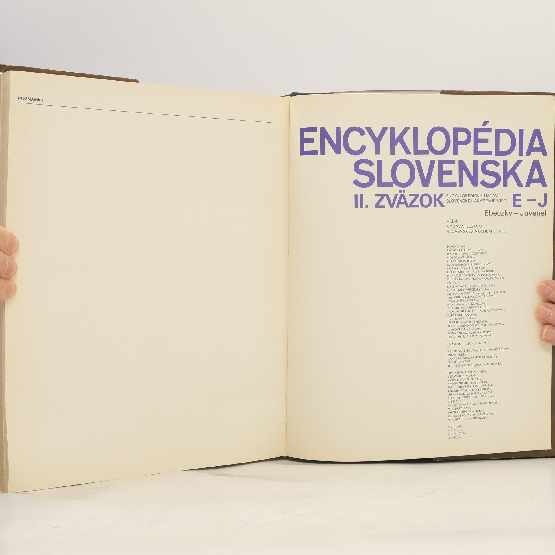 kolektiv Encyklopédia Slovenska II. E-J
