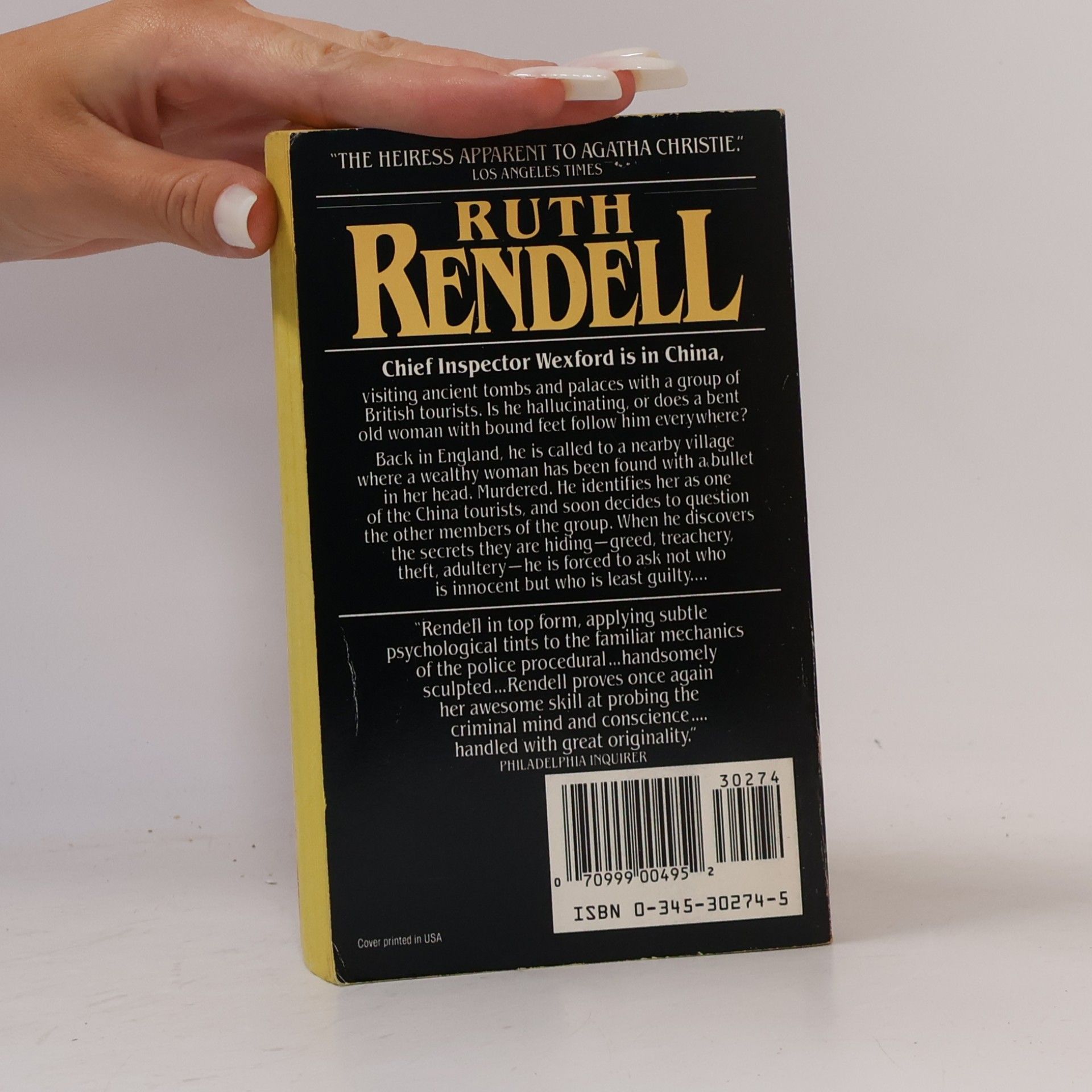 Ruth Rendell Speaker of Mandarin